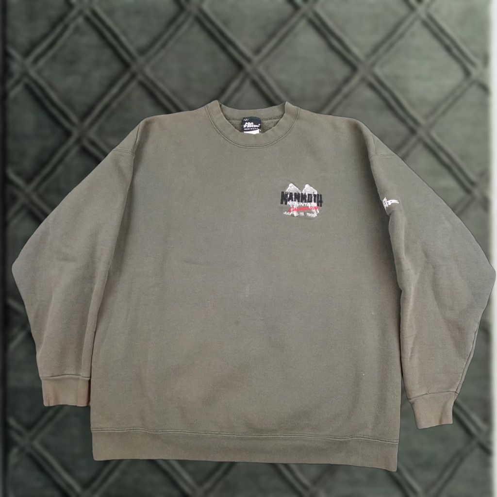 No Fear VINTAGE No Fear Sweatshirt Mens XL Green Fleece Crewneck 90s Mammoth Mountain Graphic Print Long Sleeve Pullover Reg Adult Mens Mens XL Green Size US XL / EU 56 / 4 - 1 Thumbnail