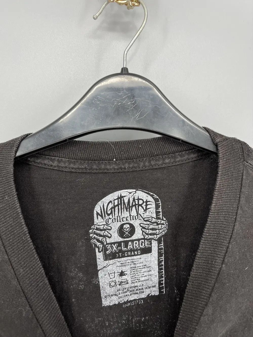 Band Tees × Vintage Vintage Sullen Skull T-shirt Sullen Big Size XXXL Size US XXL / EU 58 / 5 - 8 Thumbnail