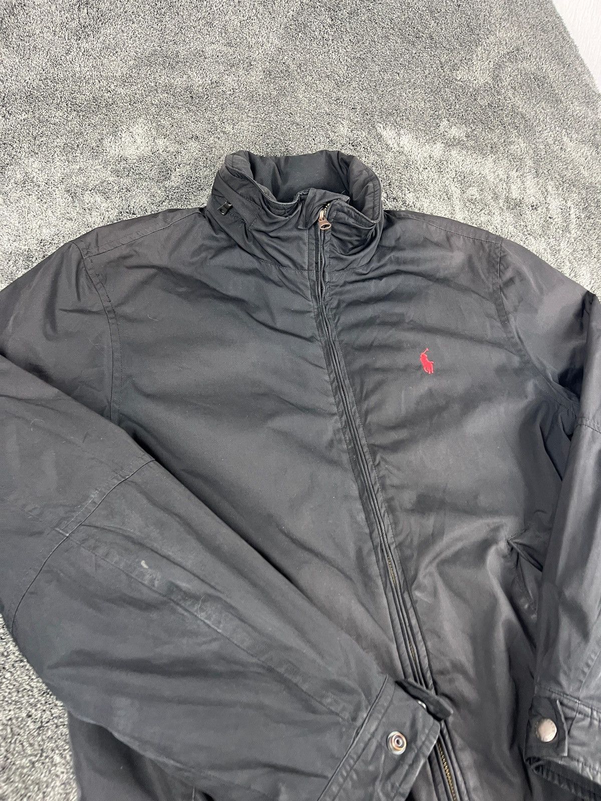 Ralph Lauren polo ralph lauren zip up jacket black w fleece - size m Size US M / EU 48-50 / 2 - 2 Thumbnail