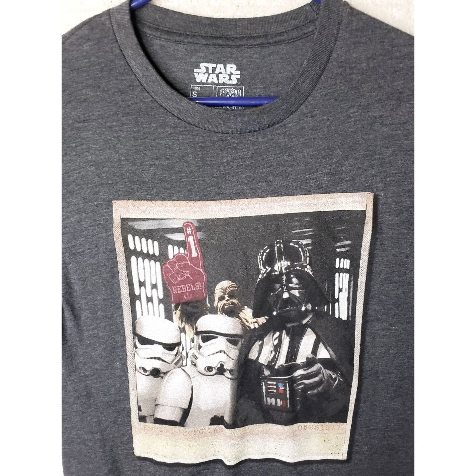 Vintage VINTAGE Fifth Sun Star Wars Gray Graphic T Shirt - Star Wars Darth Vader Stormtrooper Logo M Mens Size US S / EU 44-46 / 1 - 3 Thumbnail
