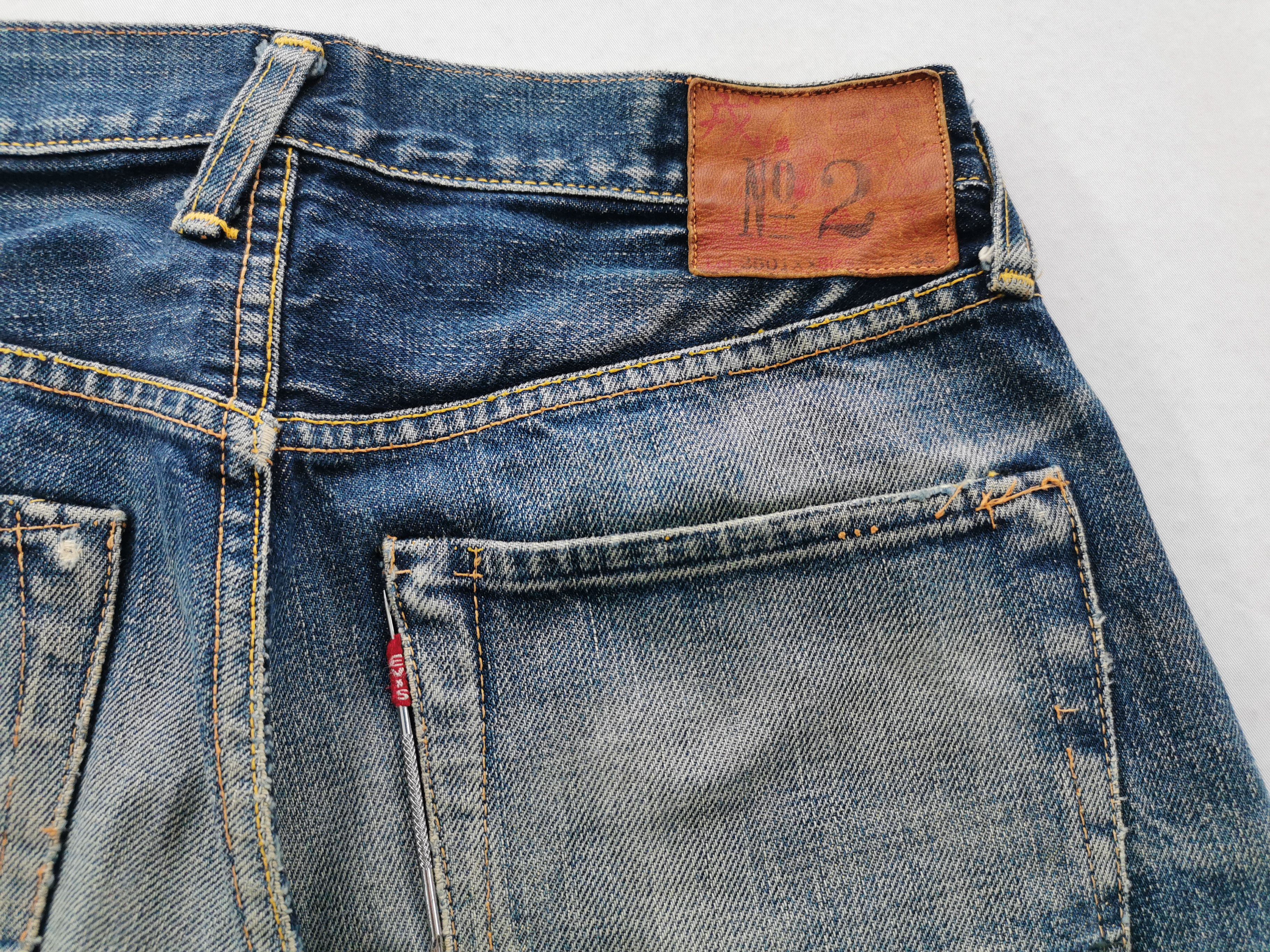 Vintage Distressed Vintage 90's Evis No. 3501XX Selvedge Denim Size US 28 / EU 44 - 7 Thumbnail