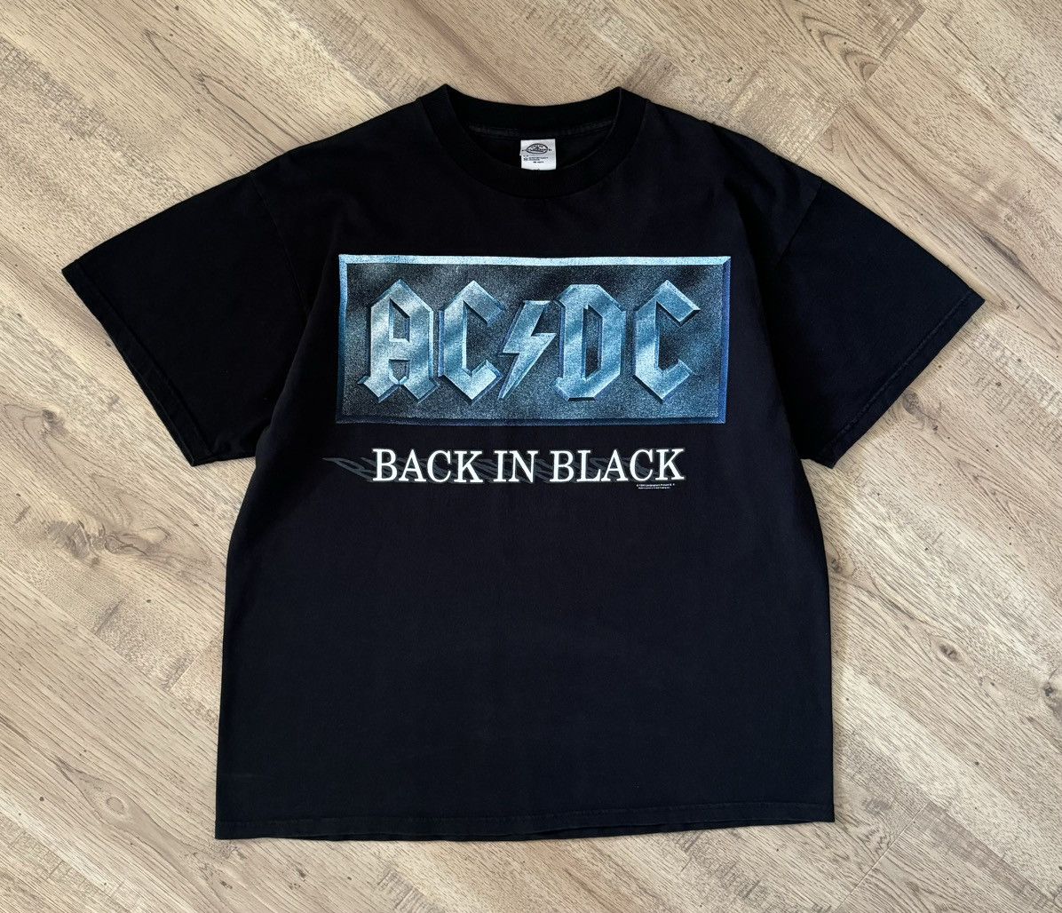 Band Tees × Streetwear × Vintage Vintage 1996 AC/DC 'Back in Black ...