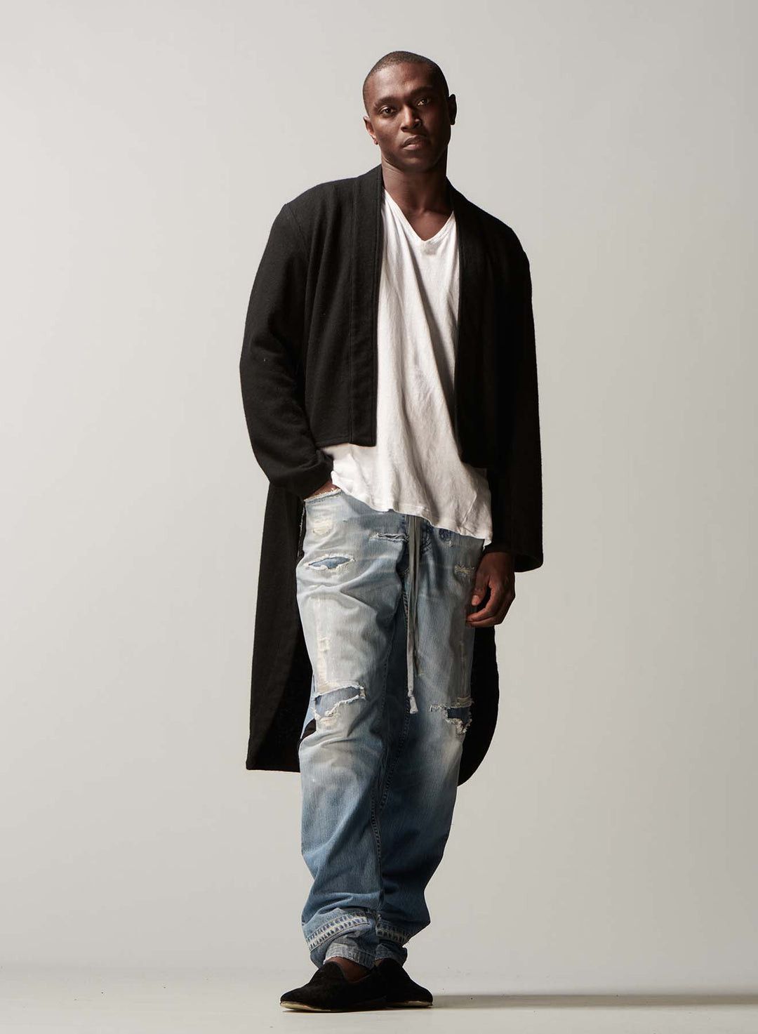 Greg Lauren $1250 Greg Lauren Tux Denim Lounge Pant Jeans Size US 42 / EU 58 - 4 Thumbnail