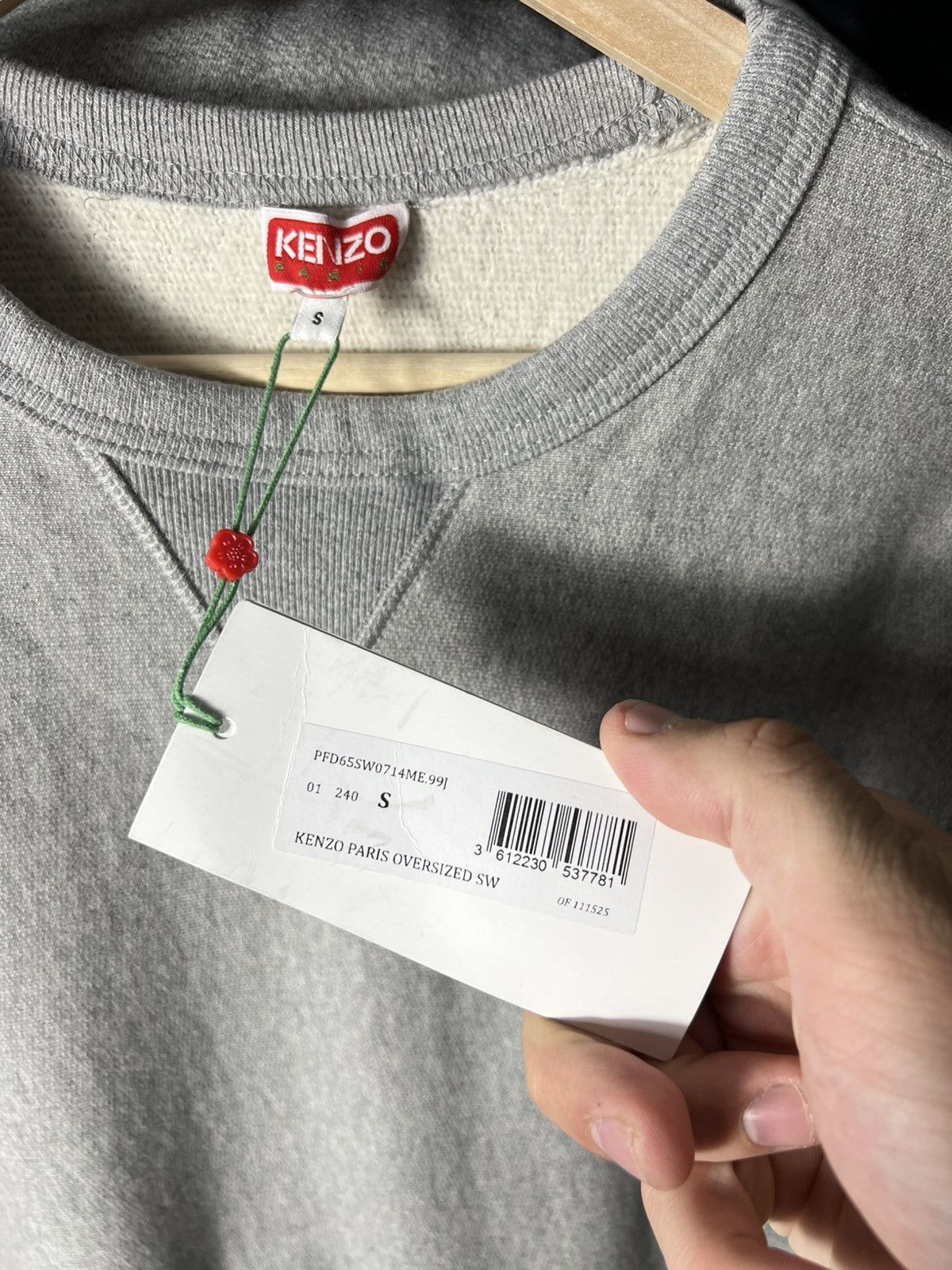 Kenzo 🔥 Kenzo Paris Oversized Sweatshirt — Grey Size S Size US S / EU 44-46 / 1 - 12 Thumbnail