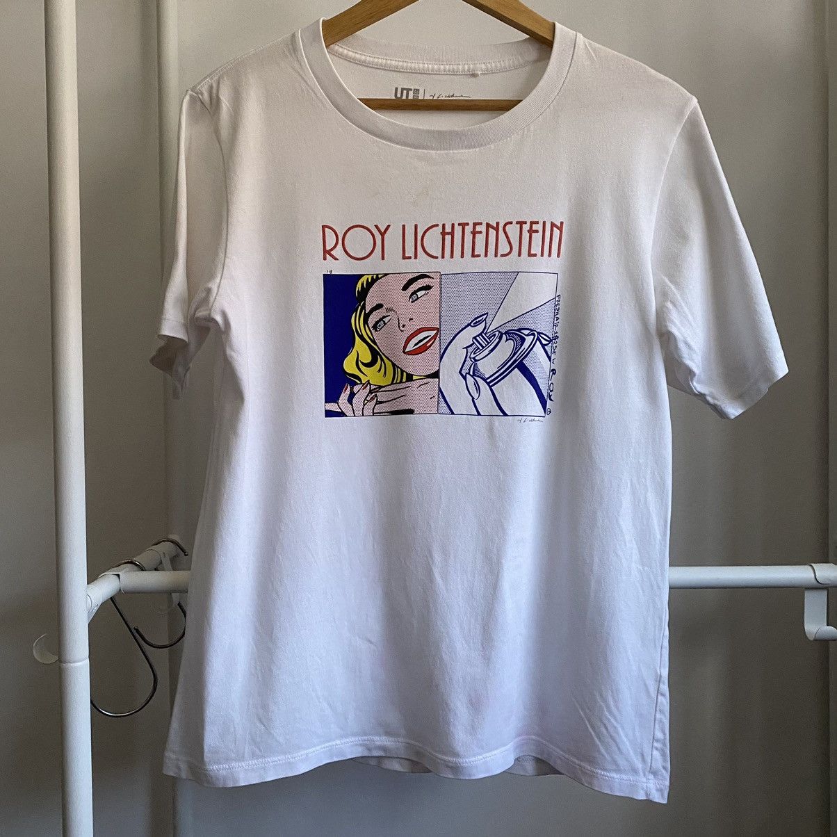 Uniqlo UNIQLO Roy Lichtenstein “Girl” “Spray Can” tee shirt Size US M / EU 48-50 / 2 - 1 Thumbnail