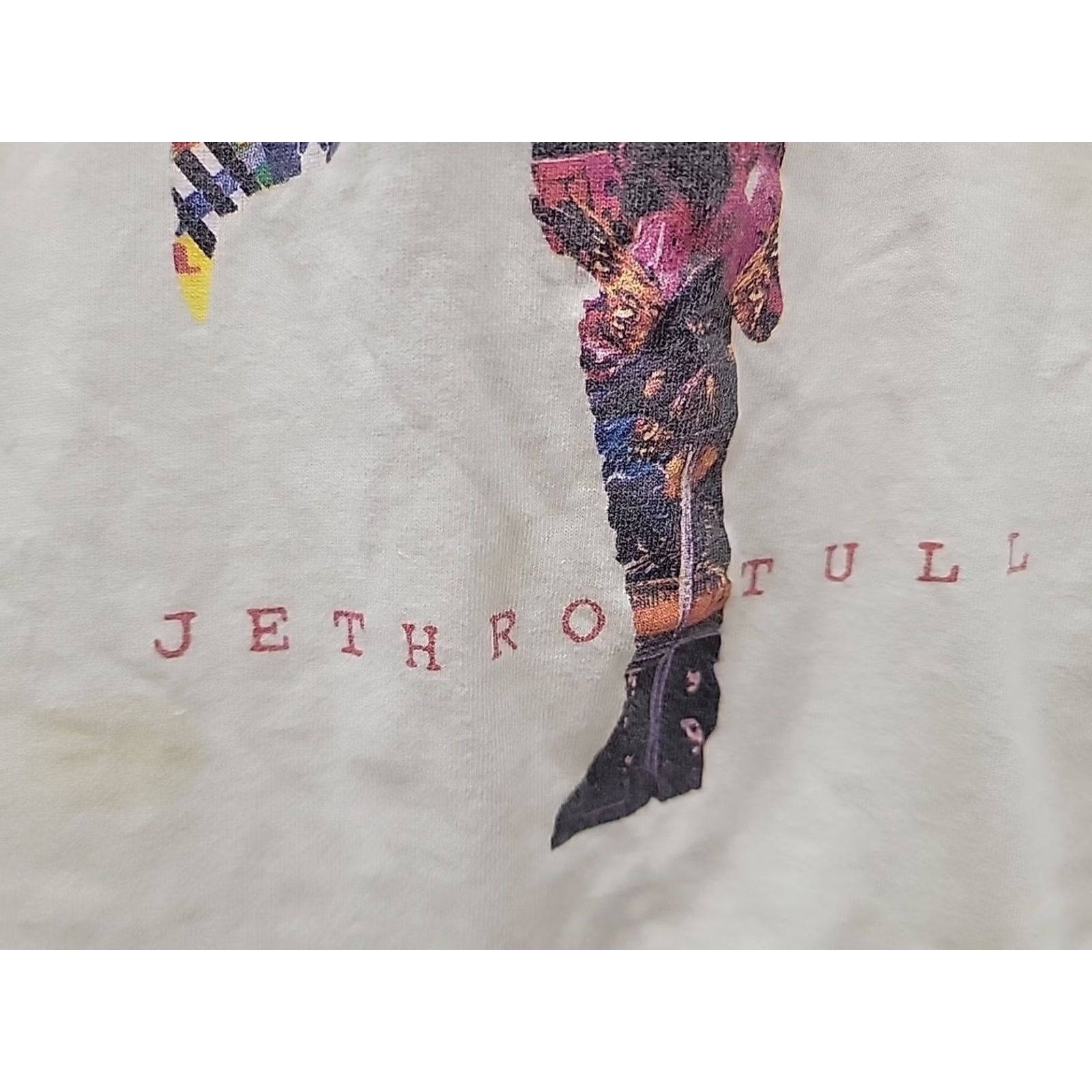 Gildan VINTAGE Jethro Tull Roots To Branches Tour Graphic T-Shirt Mens XL White Gildan Size US XL / EU 56 / 4 - 4 Thumbnail