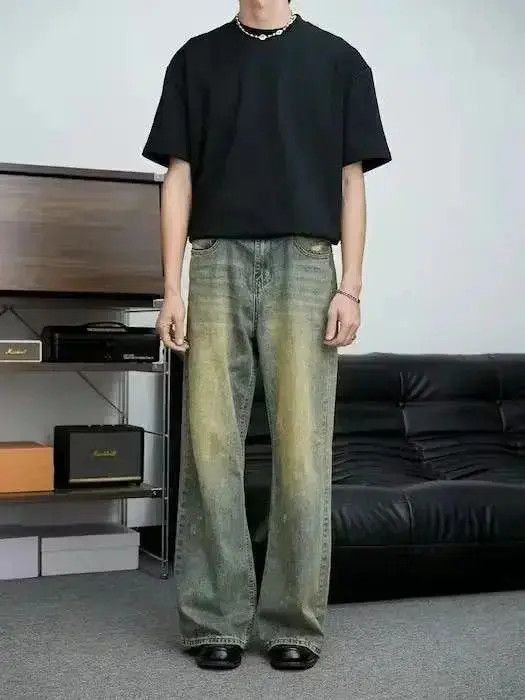 Japanese Brand Grunge Washed Flared Denim Jeans Size US 32 / EU 48 - 4 Thumbnail