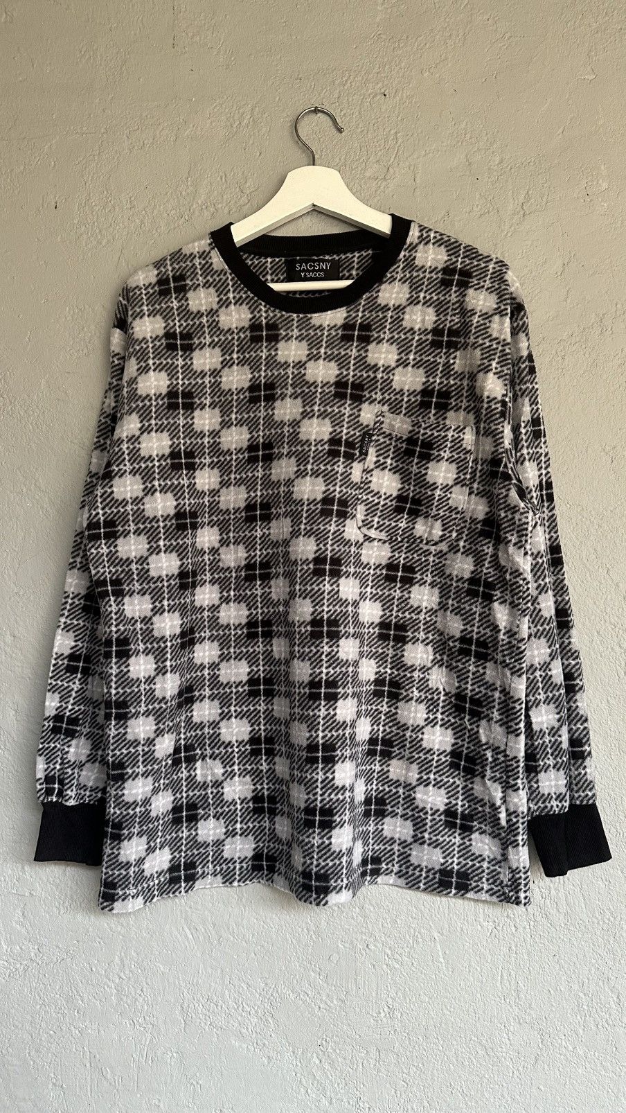 Yohji Yamamoto Sacsny Ysaccs yohji design fleece single pocket Size US L / EU 52-54 / 3 - 1 Thumbnail