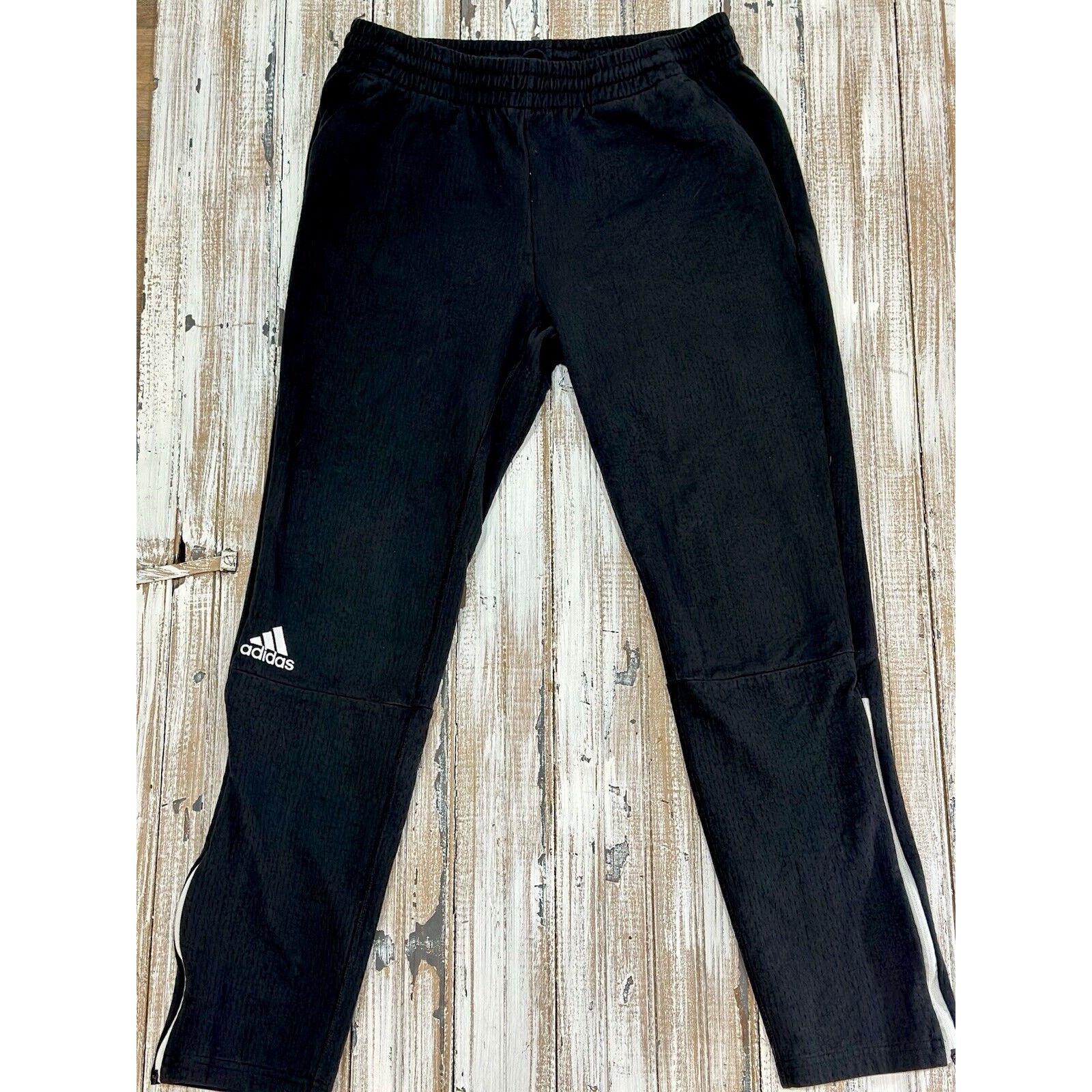Adidas Men’s Adidas Track Pants Running Gym Sweatpants Mens Sz Med Size US 32 / EU 48 - 1 Thumbnail