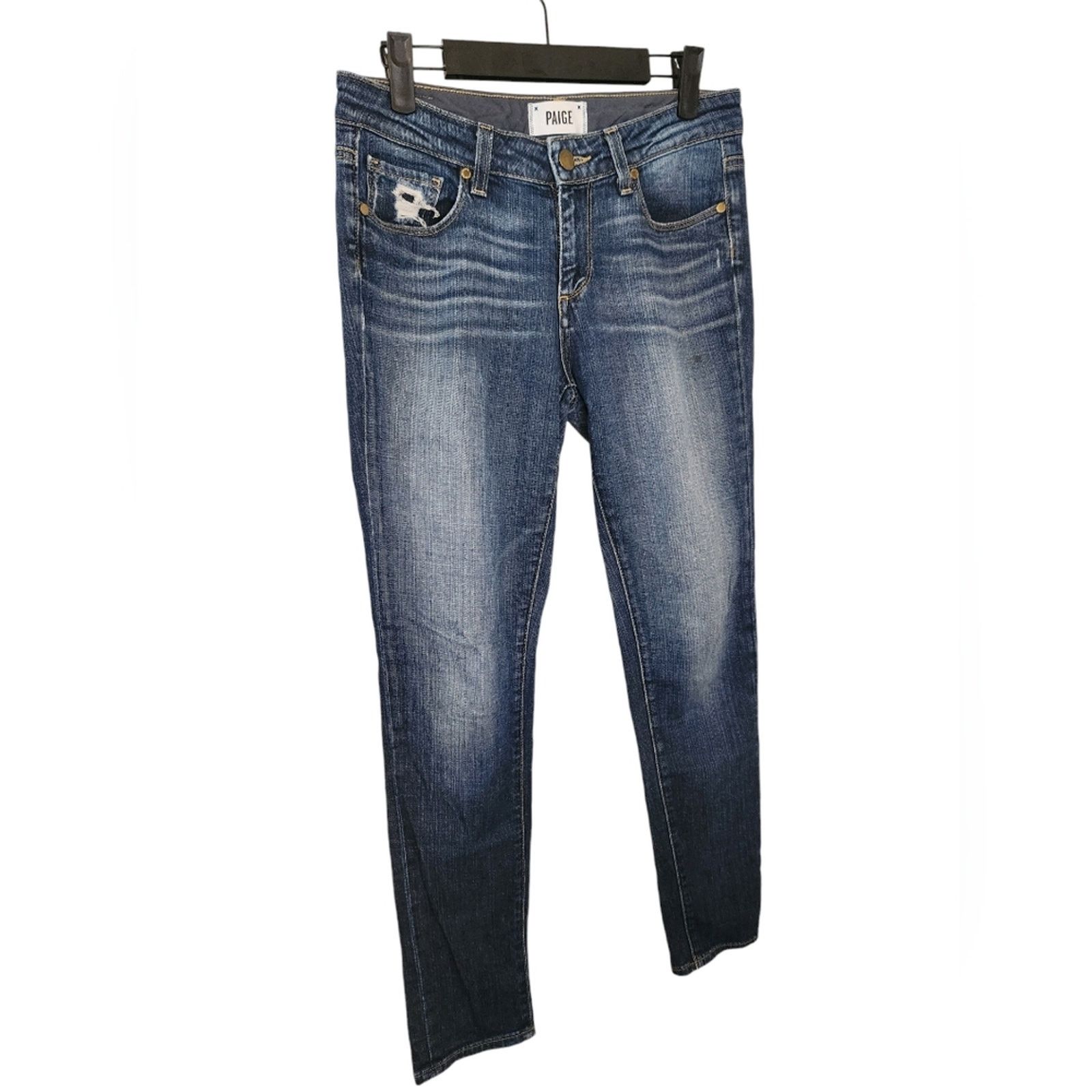 Paige Paige Premium Denim Mid Rise Jeans in Wanderlust 24 Size 24" / US 00 / IT 34 - 3 Thumbnail