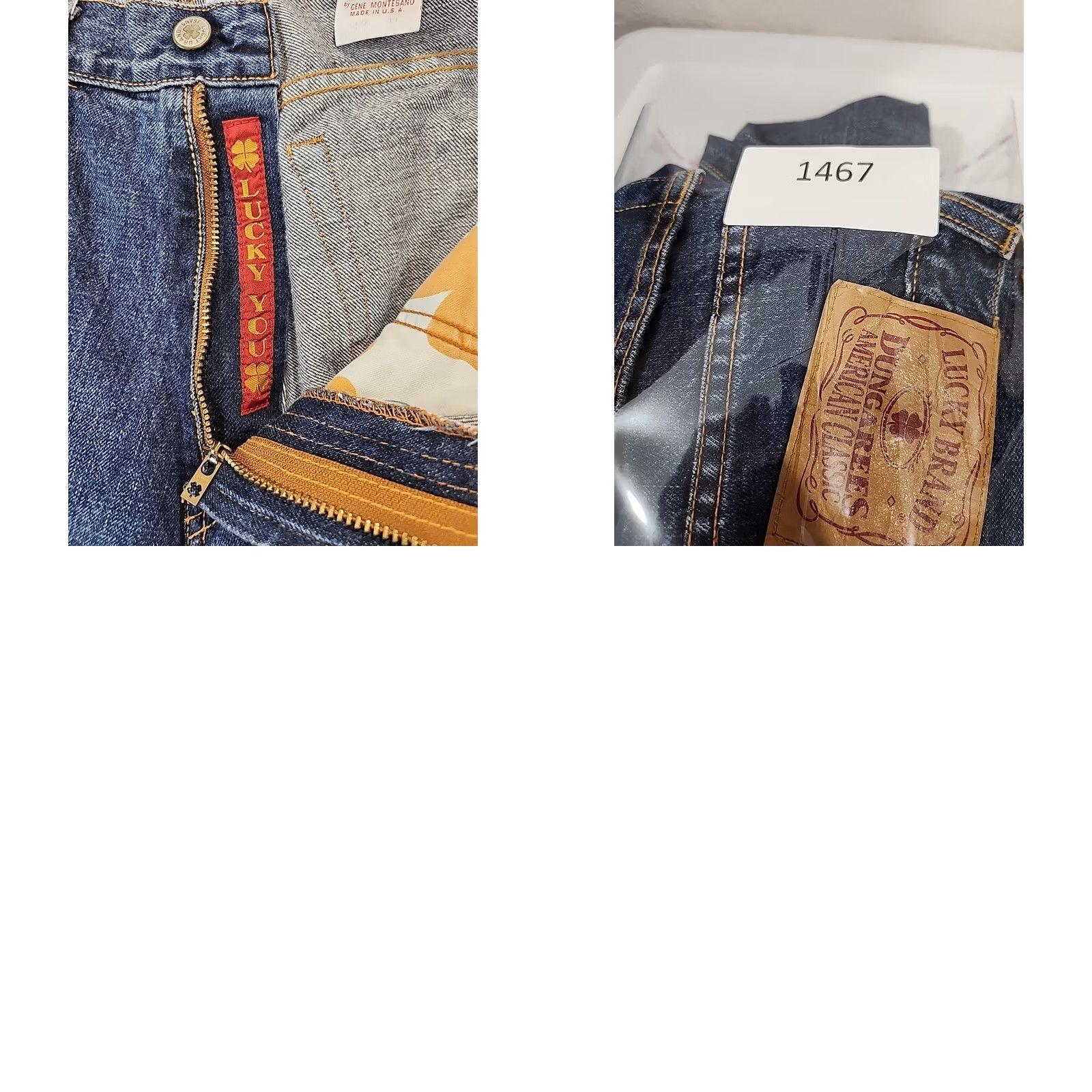 Lucky Brand VINTAGE Lucky Brand Jeans Men 33 Relaxed Straight Blue Denim 5-Pocket USA Y2K Logo Size US 33 - 11 Thumbnail