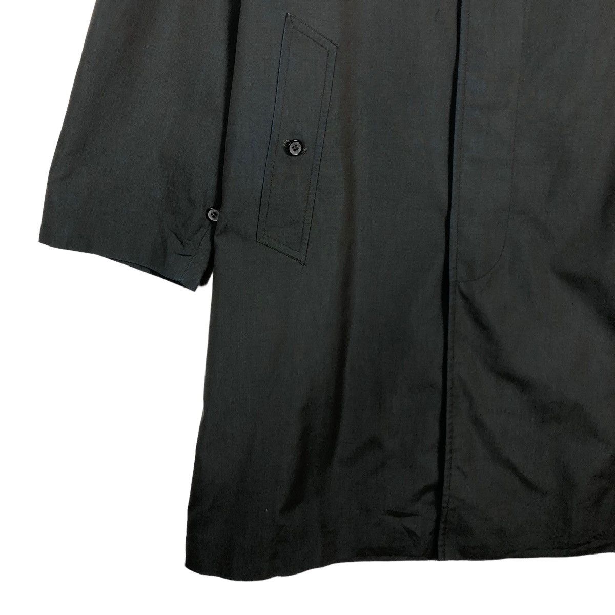 Burberry 🔥Vintage Long Jacket Burberrys Rich Black Size US M / EU 48-50 / 2 - 3 Thumbnail