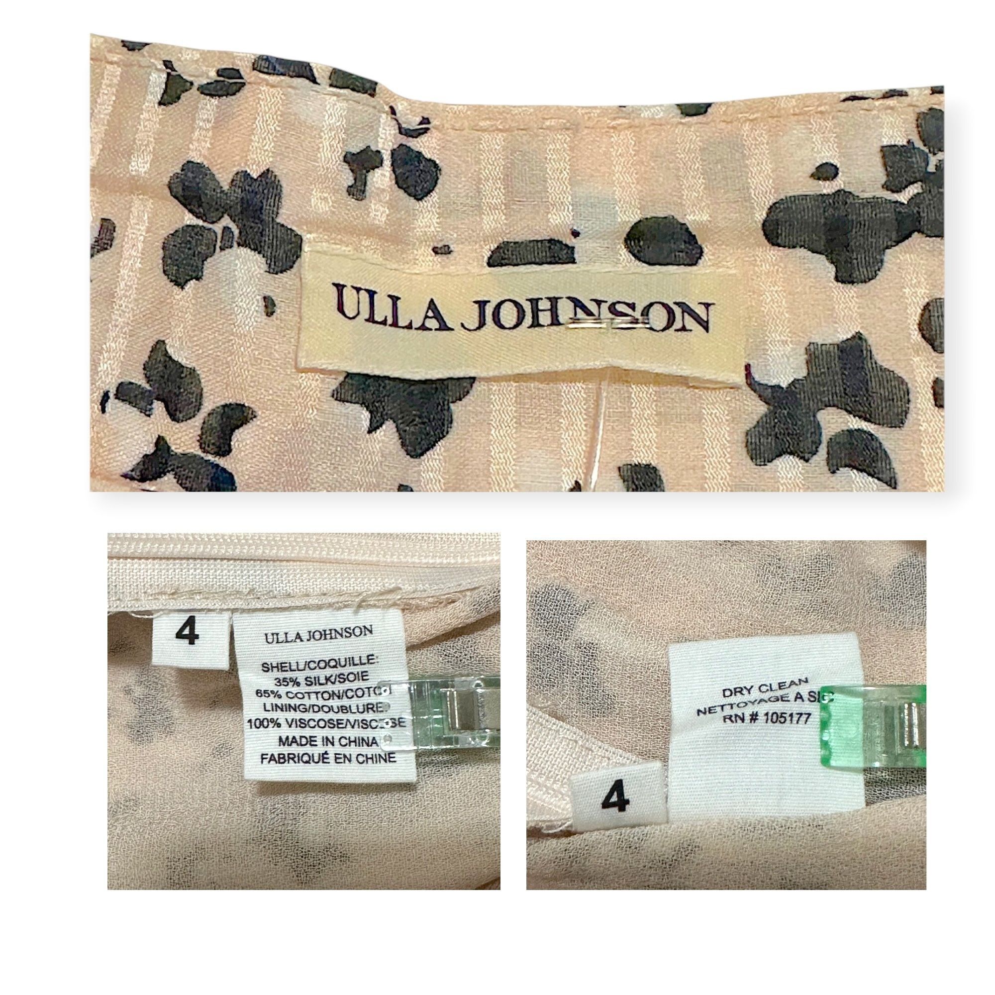 Ulla Johnson Ulla Johnson Gretchen Skirt, Blush, Silk, Size 4 $425 retail Size 27" / US 4 / IT 40 - 3 Thumbnail