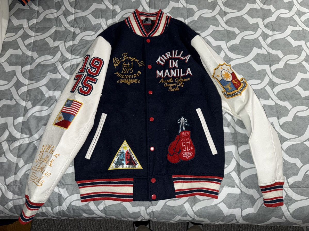Roots Of Flight Thrilla in Manilla Roots of Fight Varsity Jacket Small Size US S / EU 44-46 / 1 - 1 Thumbnail