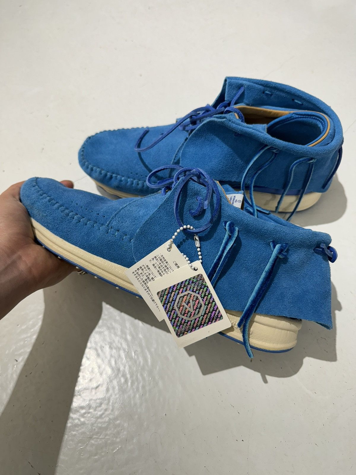 Visvim visvim fbt blue suede us9.5 | Grailed