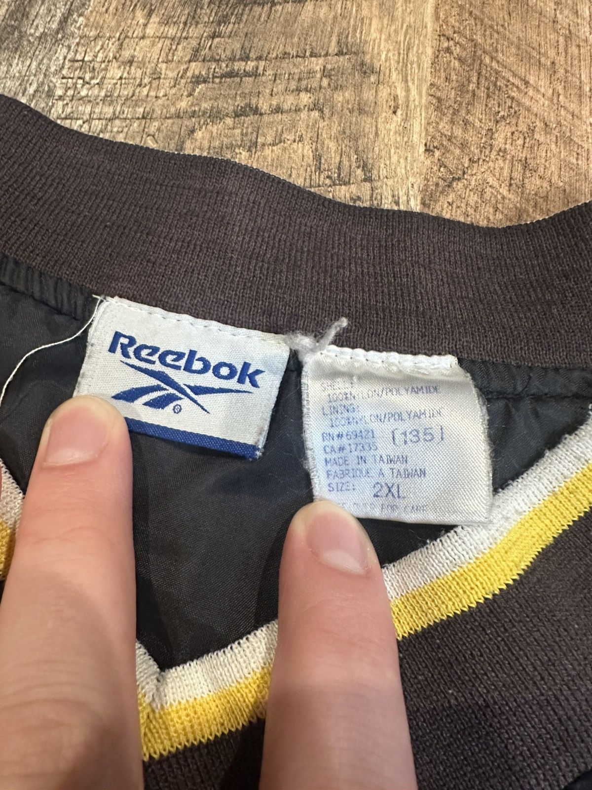 Reebok Vintage 90s/Y2K Boxy Fit Reebok Windbreaker Black XXL Size US XXL / EU 58 / 5 - 6 Thumbnail