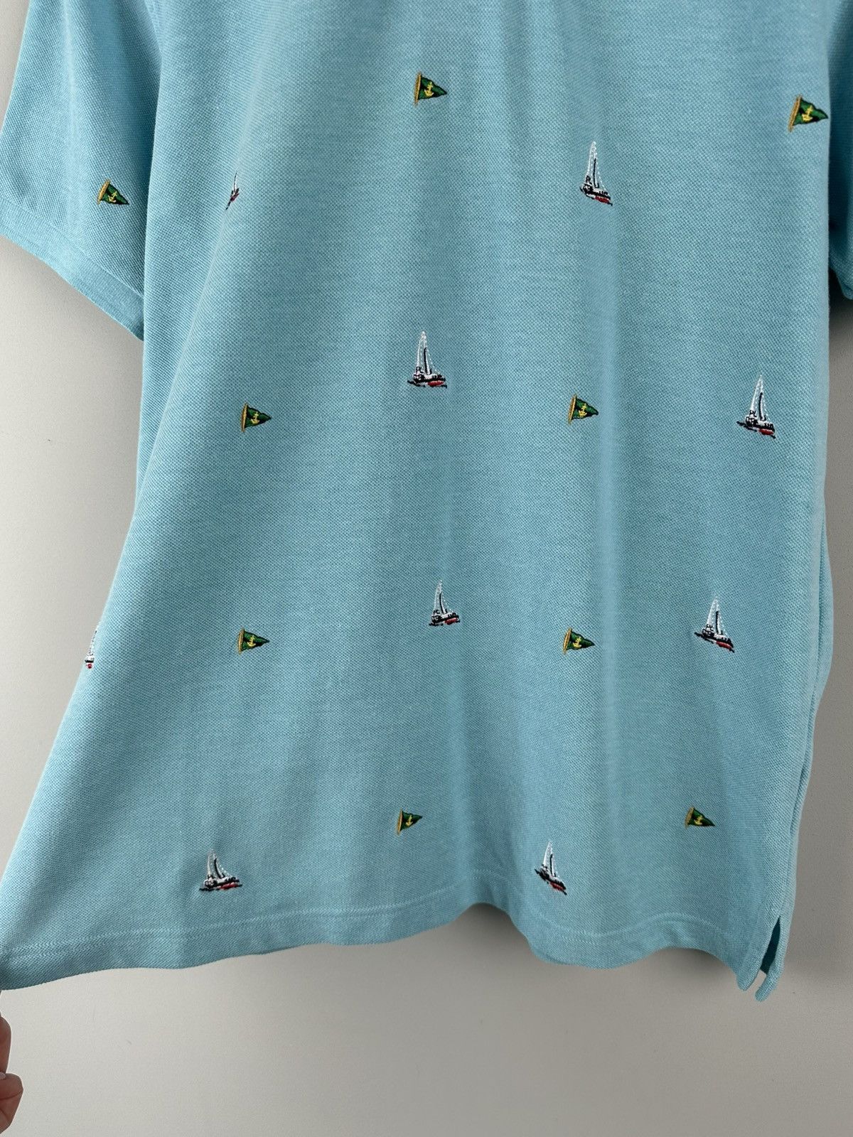 Polo Ralph Lauren Vintage Y2k Polo Ralph Lauren Polo Shirt Beach Sailing Size US L / EU 52-54 / 3 - 3 Thumbnail