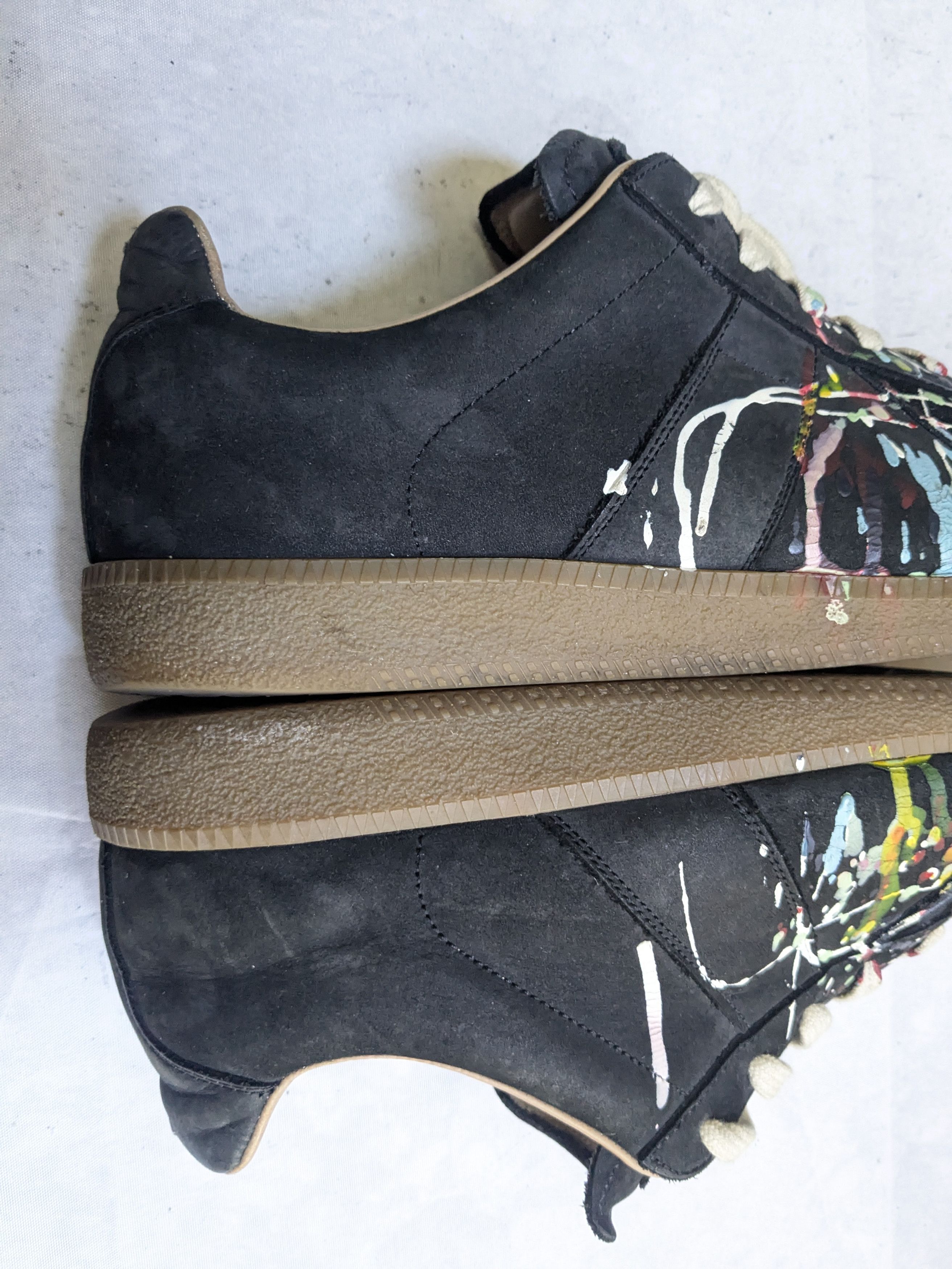Maison Margiela Maison Margiela Replica GAT Paint Splatter 11 44 Black Size US 11 / EU 44 - 12 Thumbnail