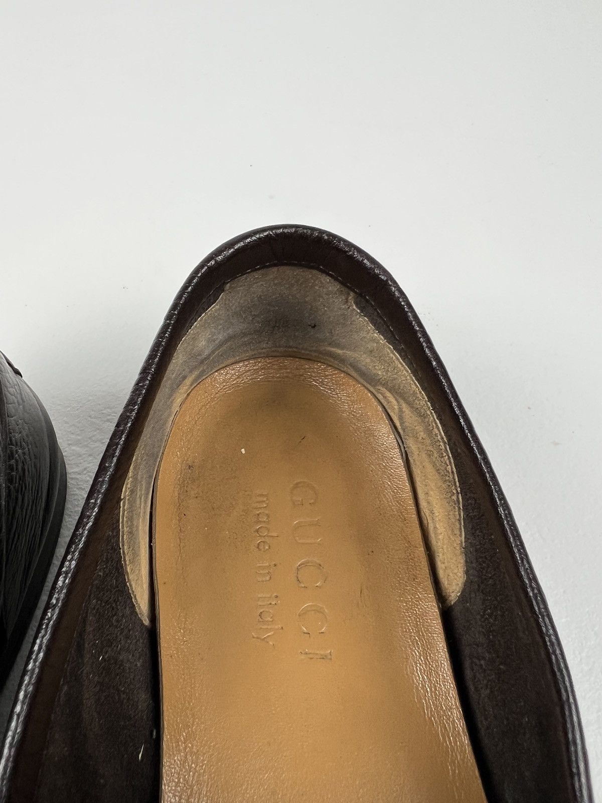 Gucci GUCCI Loafers Leather Slip Ons Shoes HORSEBIT Web Stripe Size US 9 / EU 42 - 17 Thumbnail