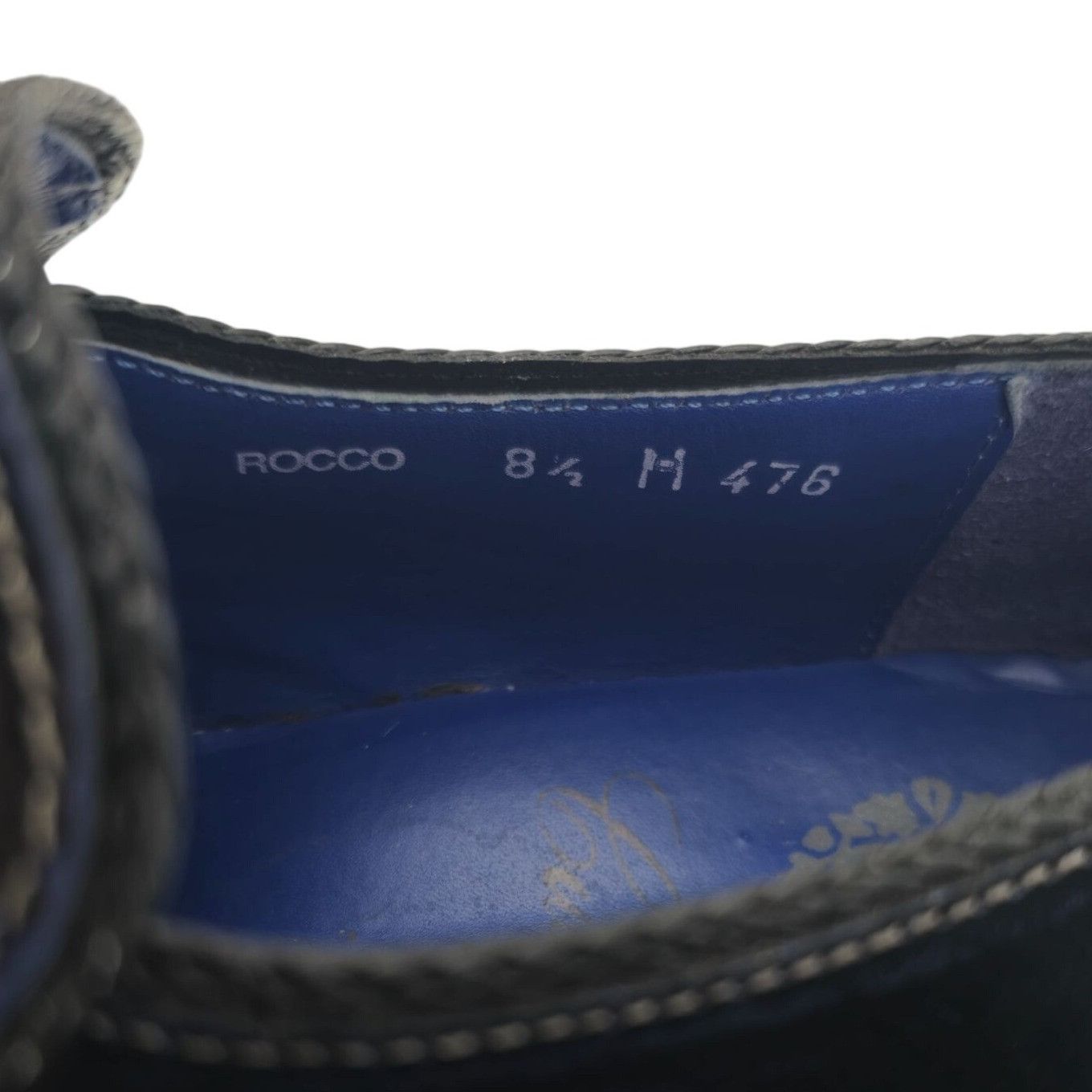 Mezlan Mezlan Custom Marbleized Blue Leather Dress Shoe 8.5 Wingtip Size US 8.5 / EU 41-42 - 10 Thumbnail