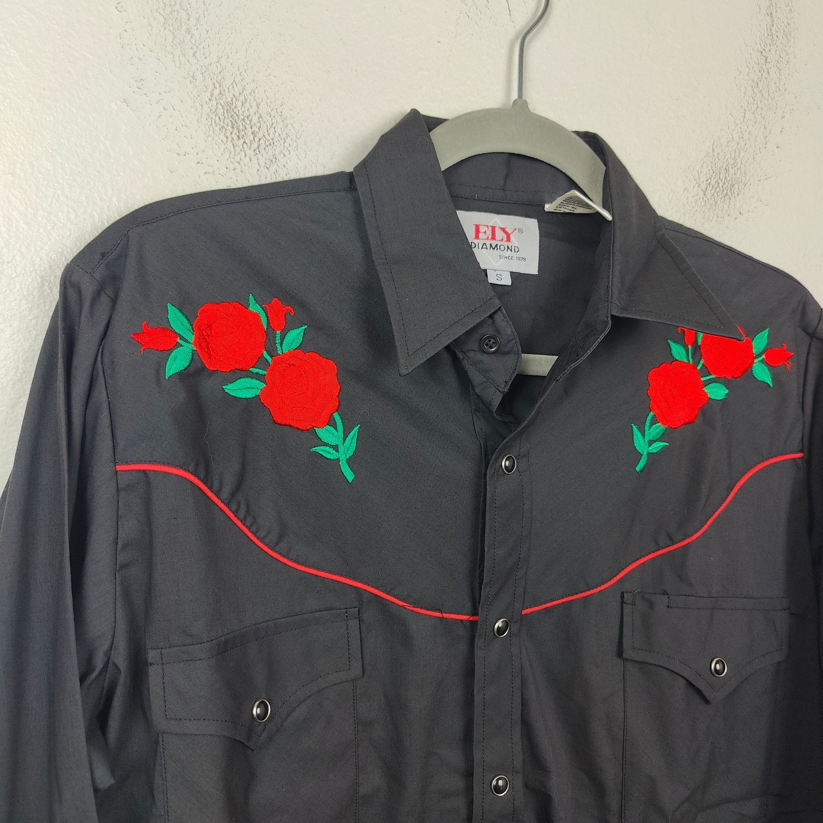Other Vintage Ely Cattleman Pearl Snap Button Shirt Mens Small Size US S / EU 44-46 / 1 - 2 Thumbnail