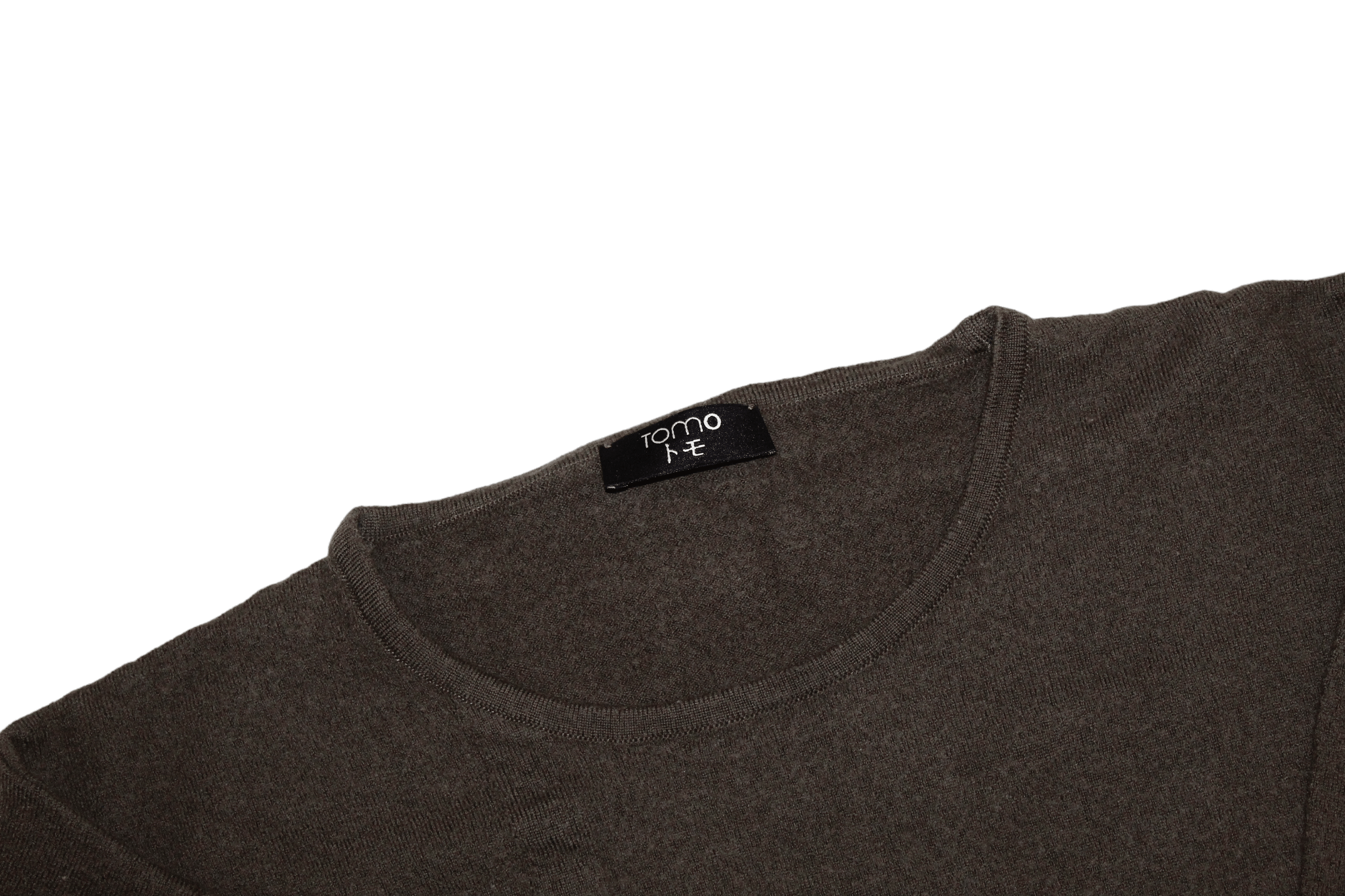 Japanese Brand TOMO Merino Wool Raw Cut Asymmetric Oversized Top Size L / US 10 / IT 46 - 4 Thumbnail