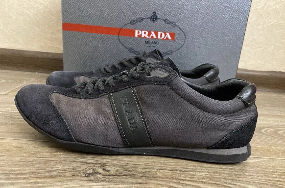 Prada Prada sneakers size 9,5 black/ gray Size US 9.5 / EU 42-43 - 9 Thumbnail