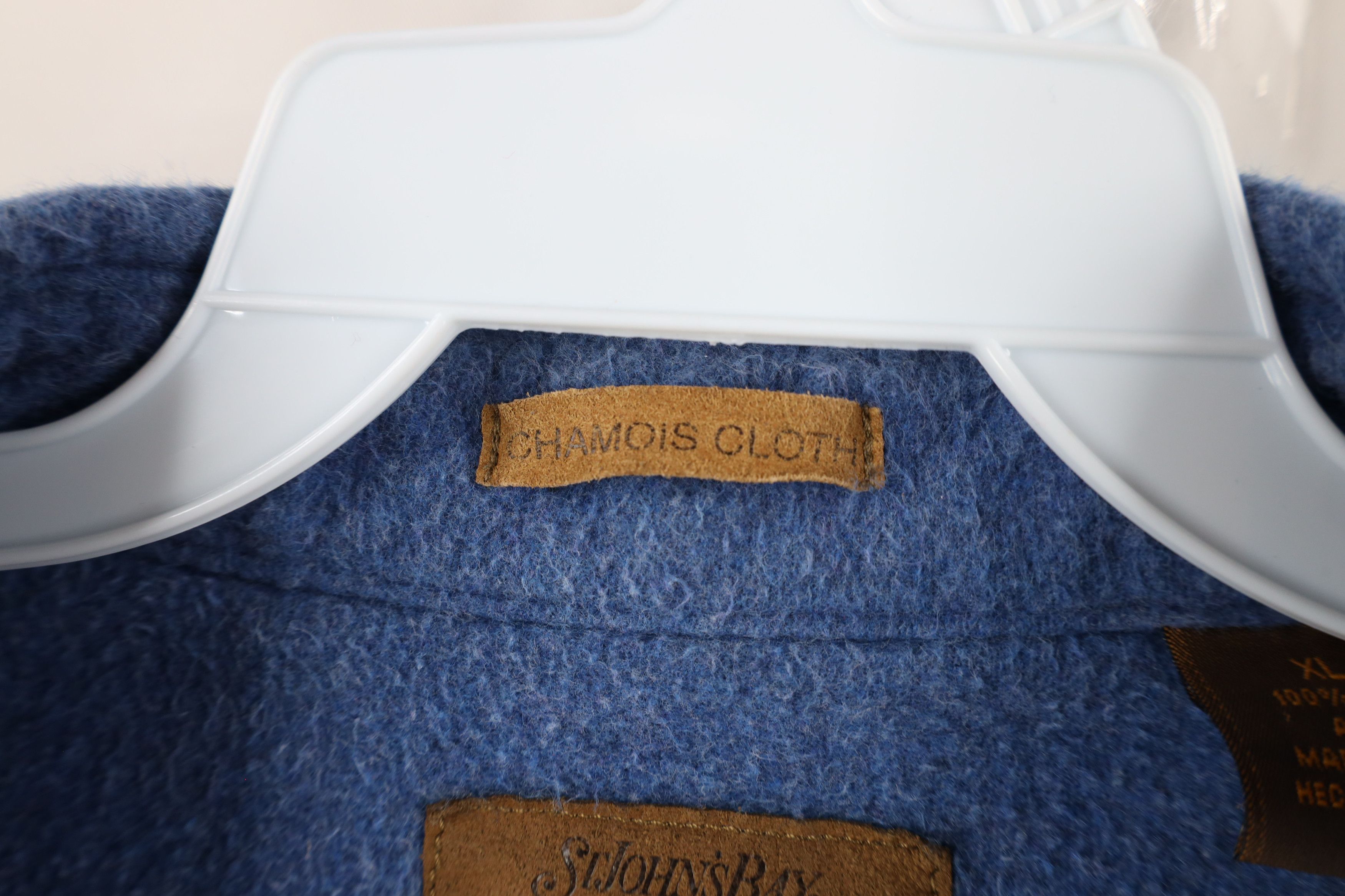 Vintage Vintage 90s Streetwear Heavyweight Chamois Button Shirt Size US XL / EU 56 / 4 - 6 Thumbnail