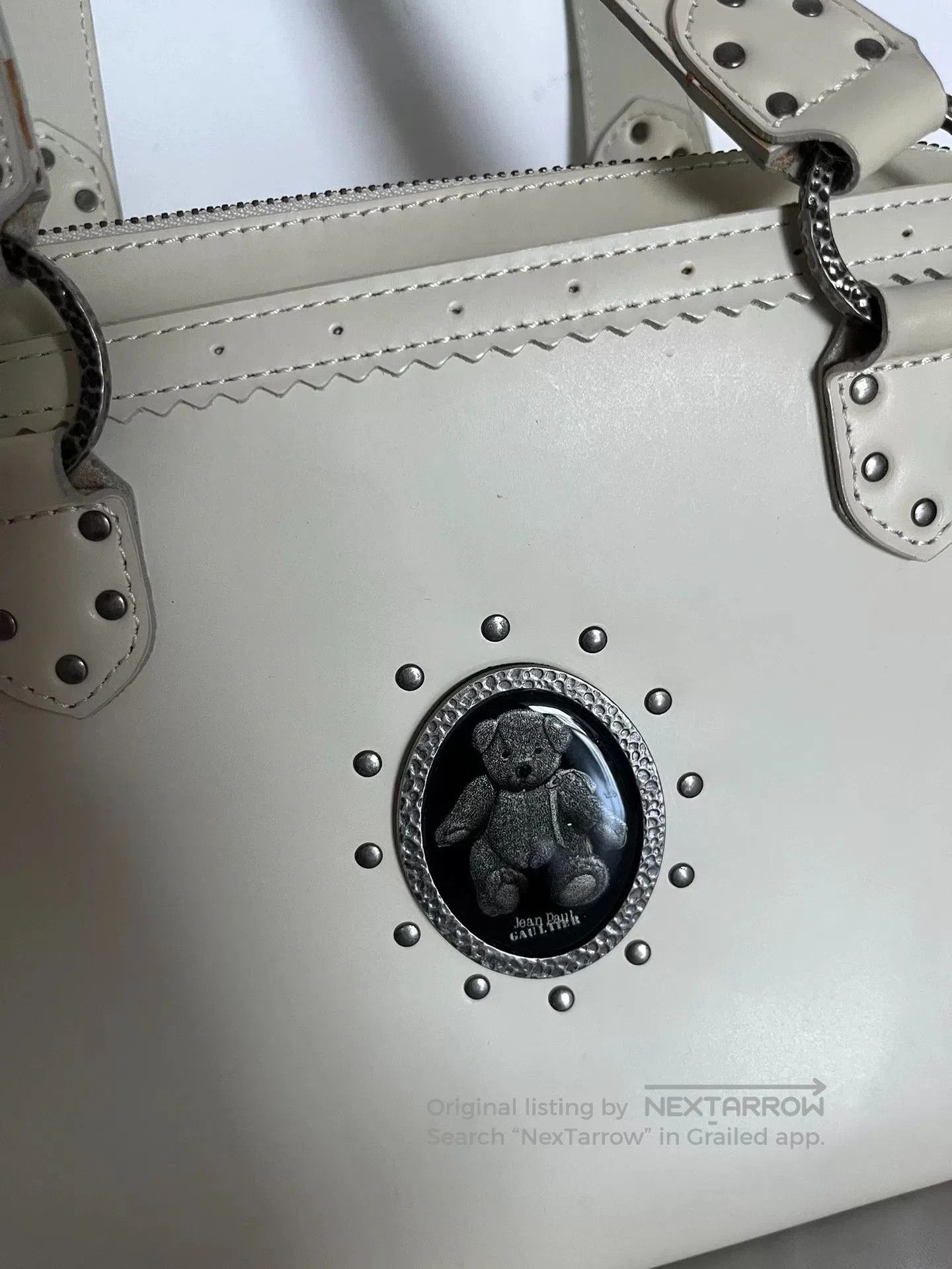 Jean Paul Gaultier Jean Paul Gaultier Teddy Bear White Handbag. Size ONE SIZE - 6 Thumbnail