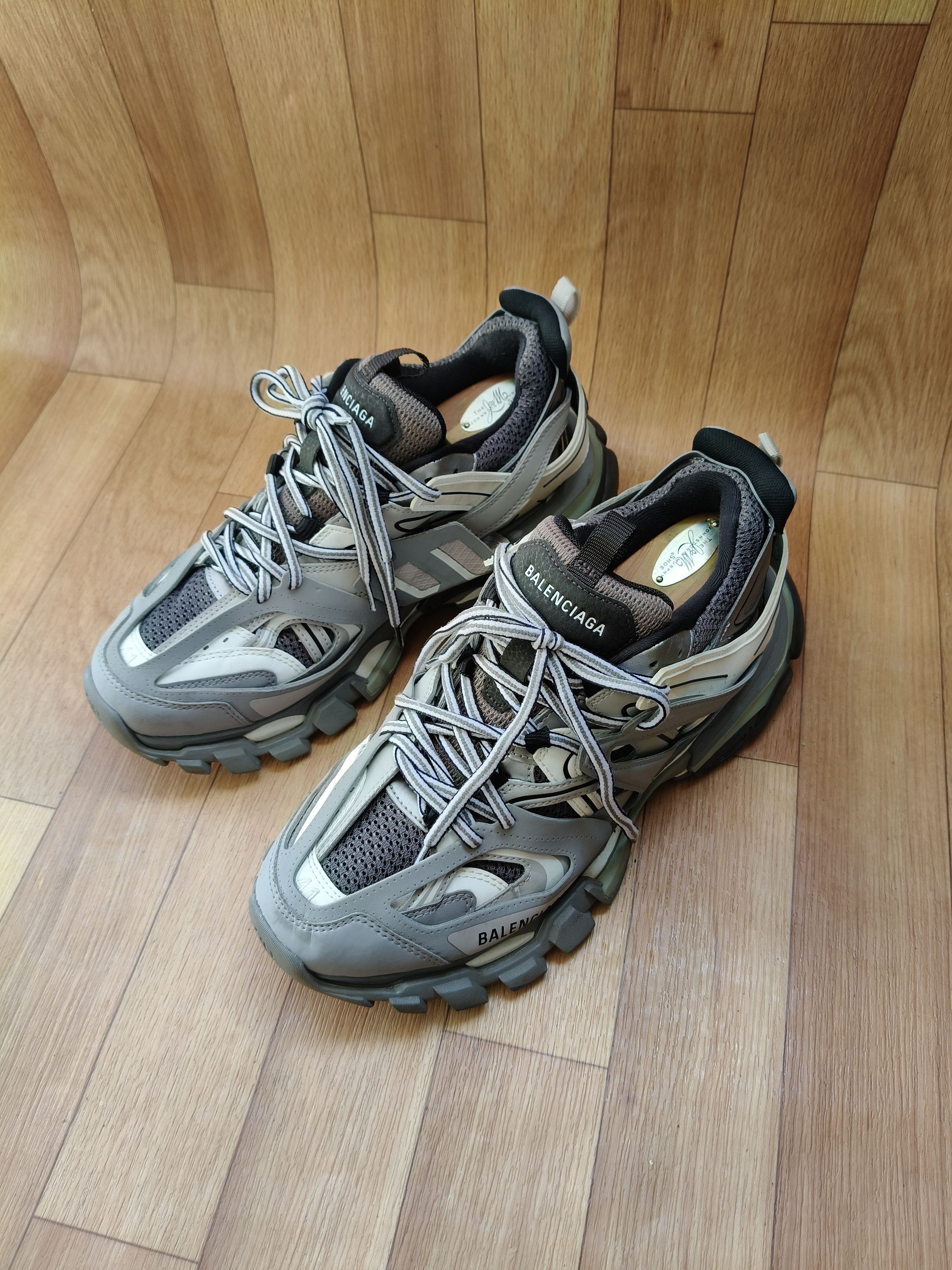 Balenciaga 💥BALENCIAGA TRACK BLACK / GREY SNEAKERS Size US 8 / EU 41 - 4 Thumbnail