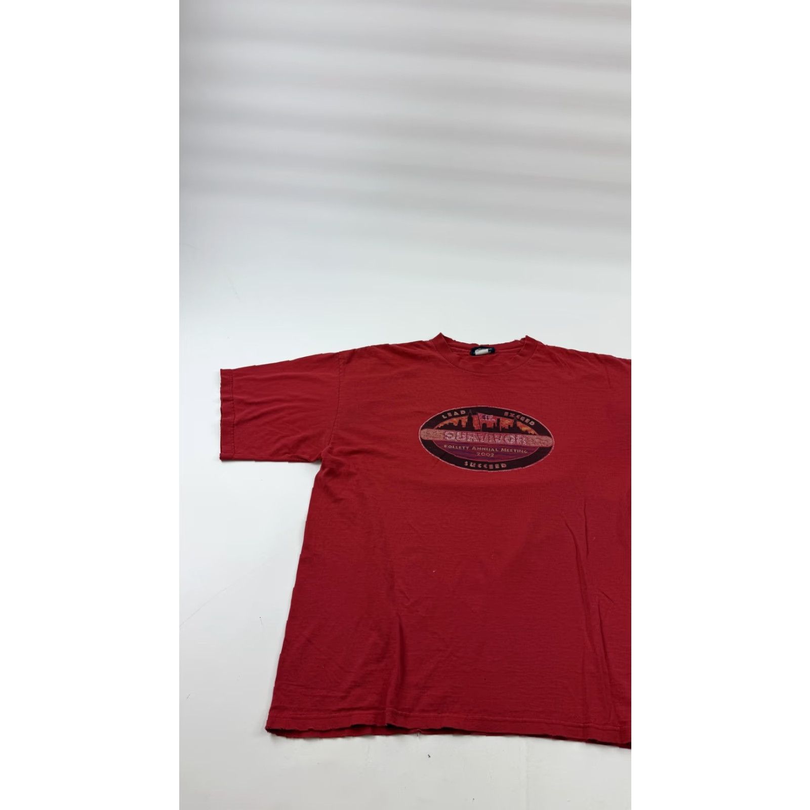 Jansport VINTAGE JanSport Shirt Mens XL Red Survivor Follett Annual Meeting 2002 Tee USA Size US XL / EU 56 / 4 - 2 Thumbnail