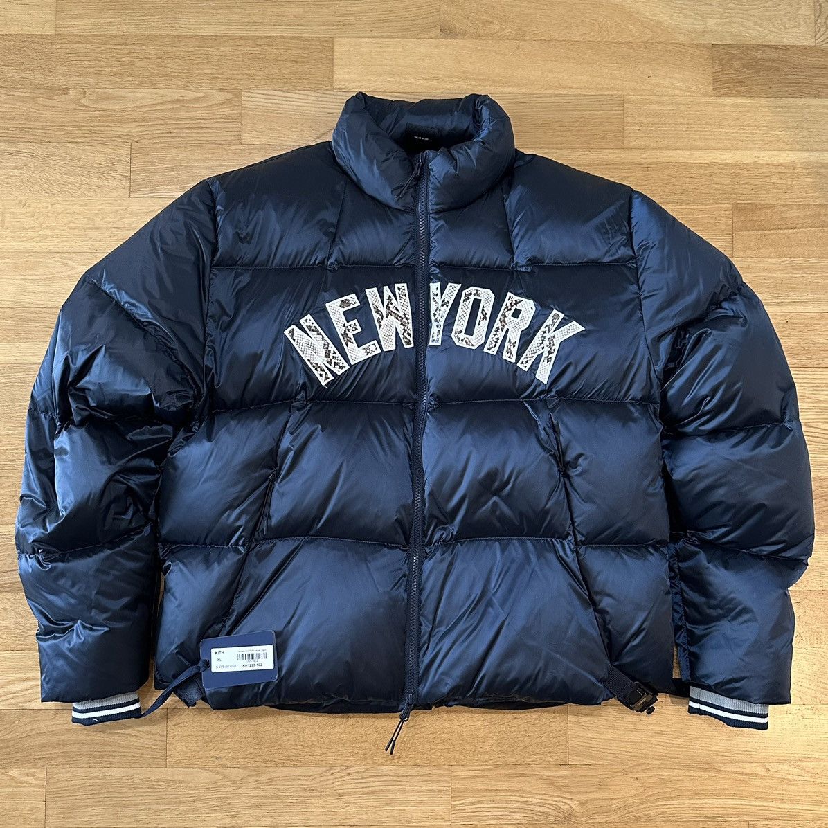 Kith For MLB New York Yankees Wool Bomber Jacket Size XXL 2XL DEADSTOCK