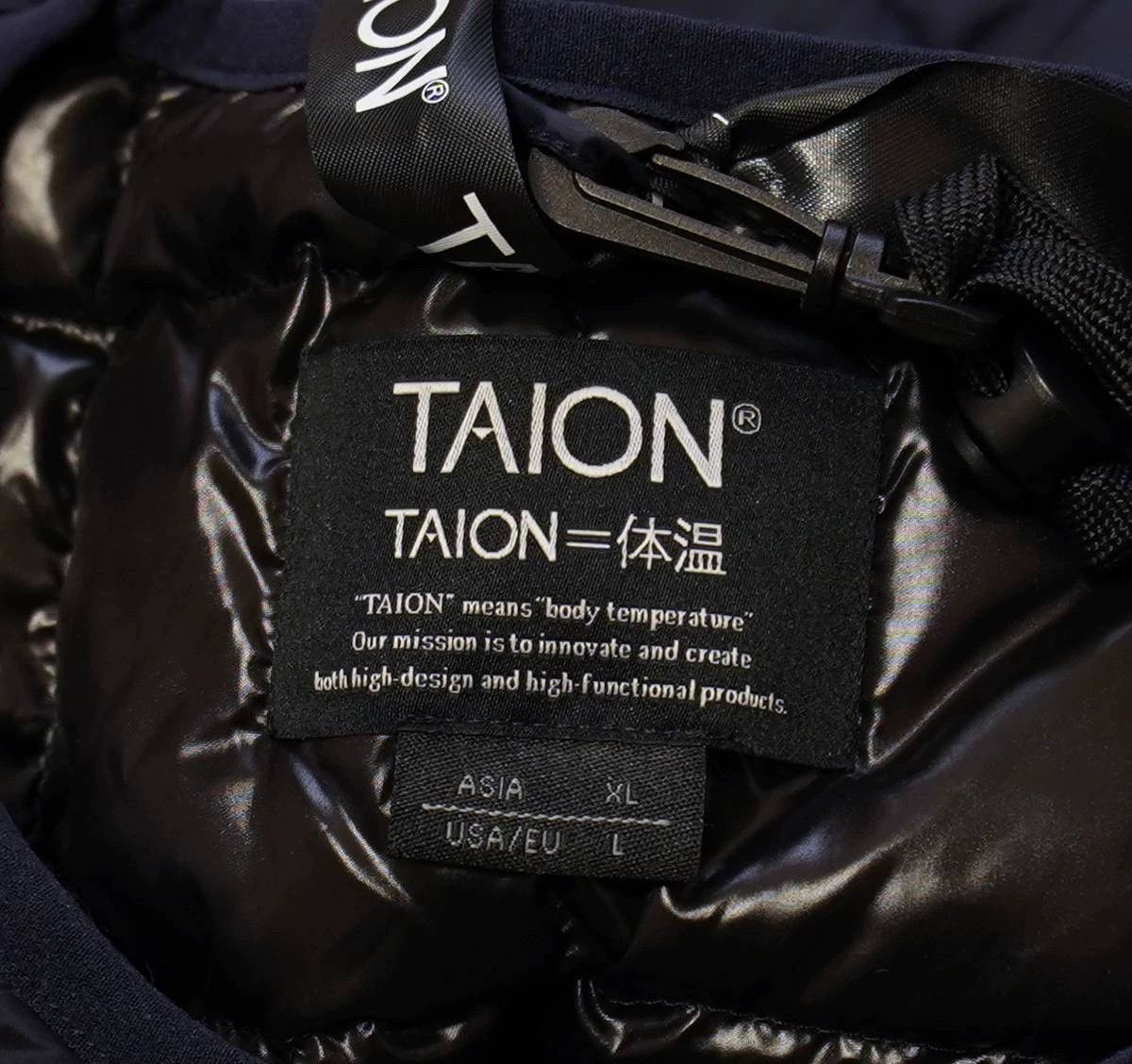 TAION TAION 800FP Quilted Down Jkt Navy XL Japan New Size US L / EU 52-54 / 3 - 4 Thumbnail