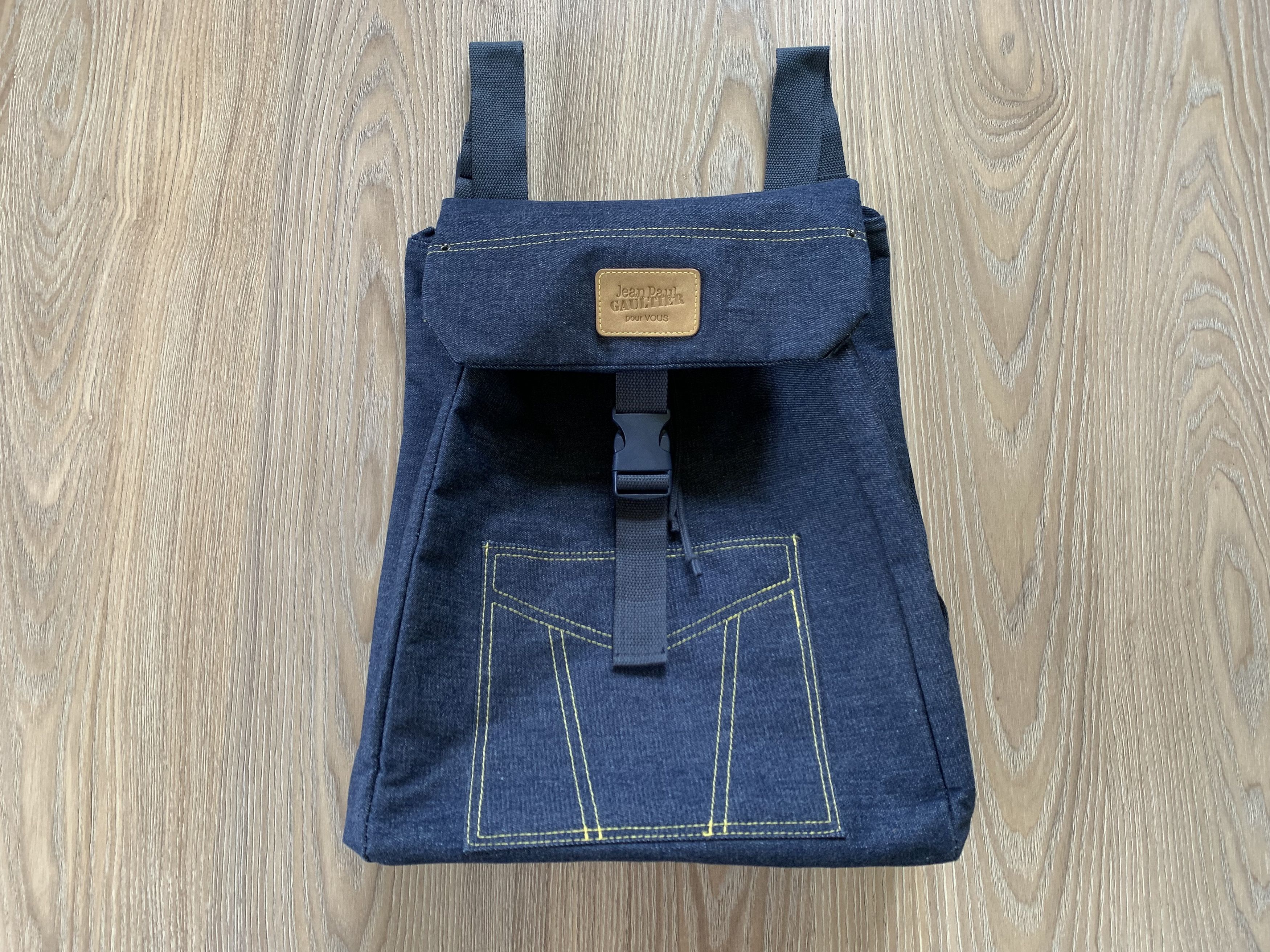 Jean Paul Gaultier Jean Paul Gaultier Denim Backpack Bag Size ONE SIZE - 2 Thumbnail