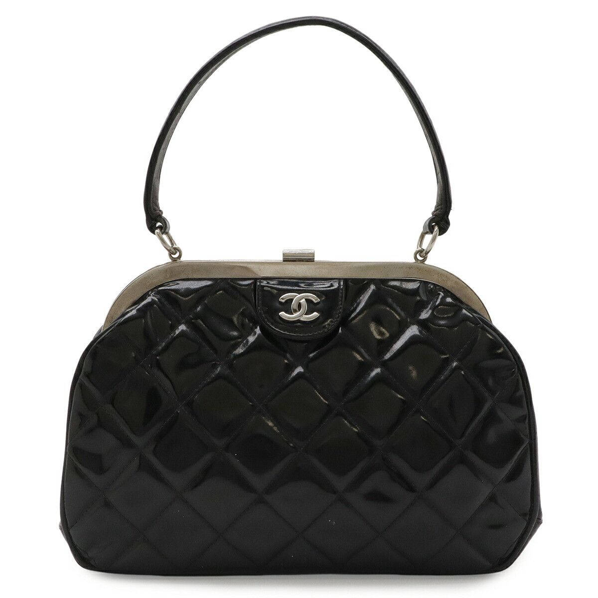 Chanel Chanel Chanel Quilted Patent Leather Handbag Plastic / Synthetic Handbag DUTY FREE for USA Size ONE SIZE - 1 Thumbnail