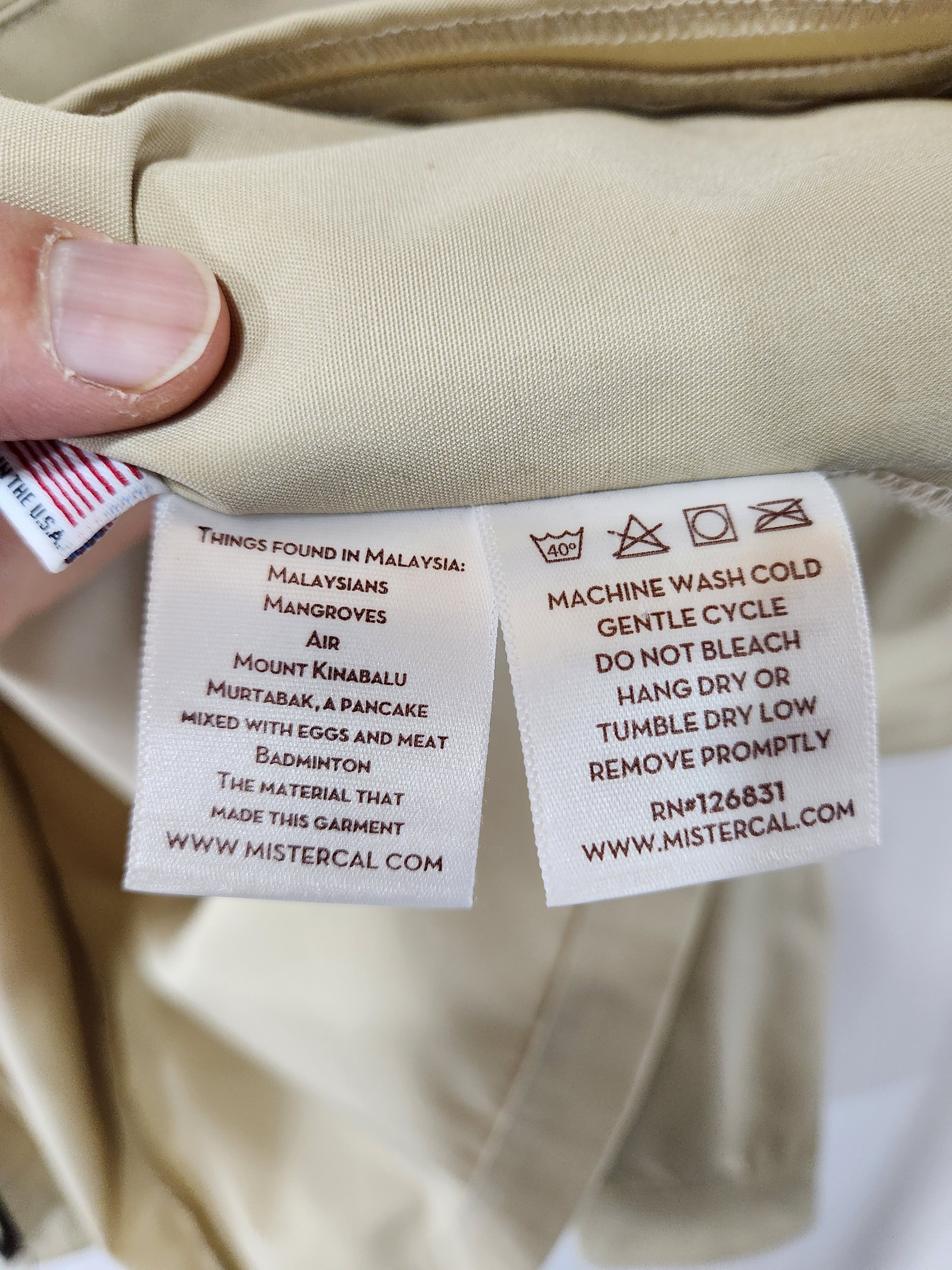 Vintage MR CALIFORNIA Khaki Cotton Blend Eisenhower Light Jacket Size US S / EU 44-46 / 1 - 7 Thumbnail