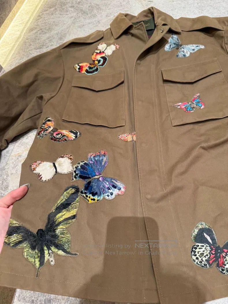 Valentino Valentino Butterfly coat trench coat jacket Size US M / EU 48-50 / 2 - 5 Thumbnail