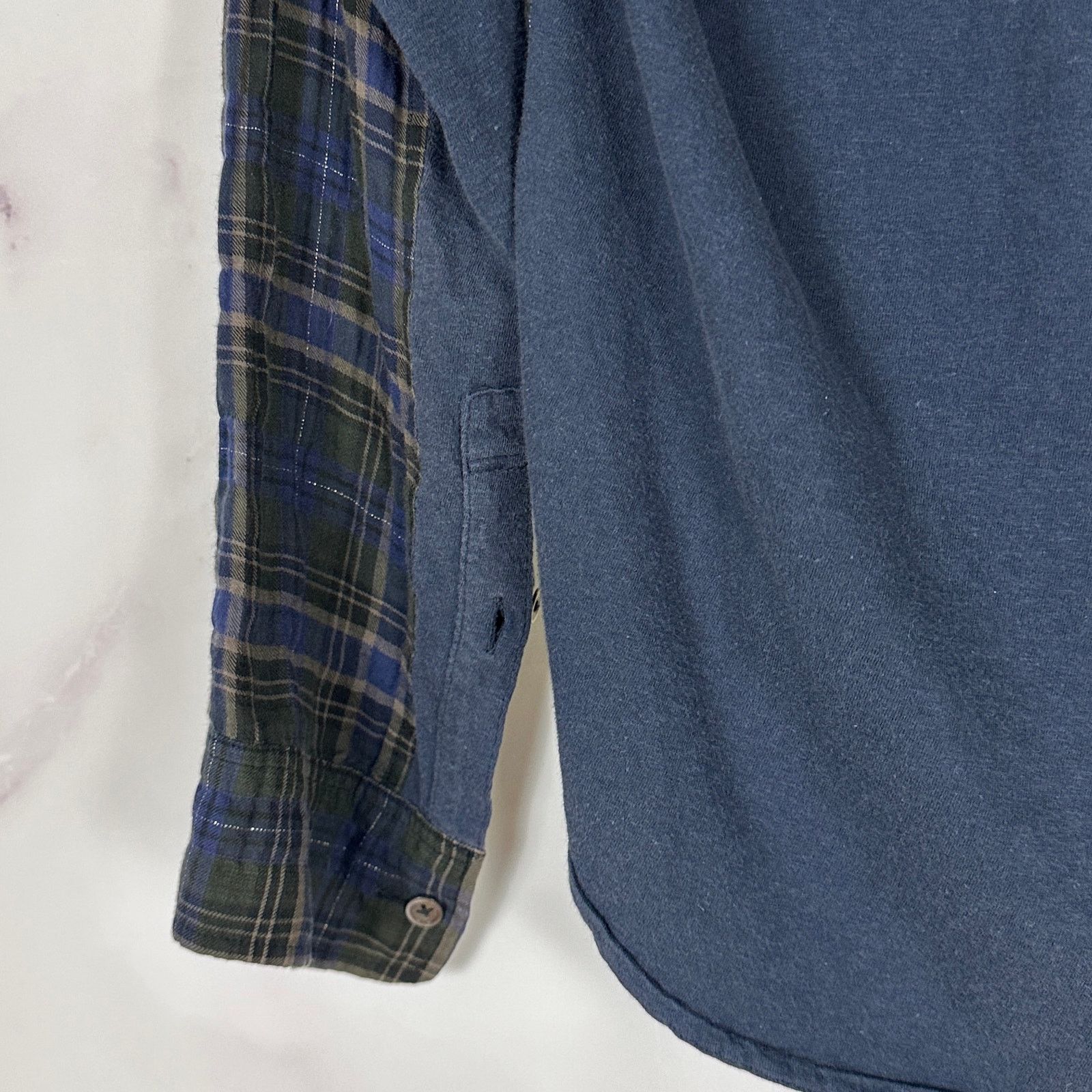 Undercover S/S07 Hybrid Bleeding Rose Flannel Shirt Size US M / EU 48-50 / 2 - 7 Thumbnail