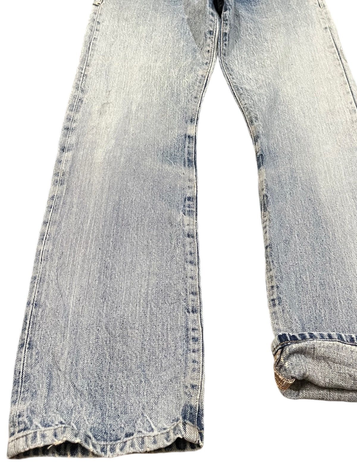 Japanese Brand × Who Decides War Vintage Back NumbeR Selvedge Japan Made Faded Denim Size US 32 / EU 48 - 3 Thumbnail