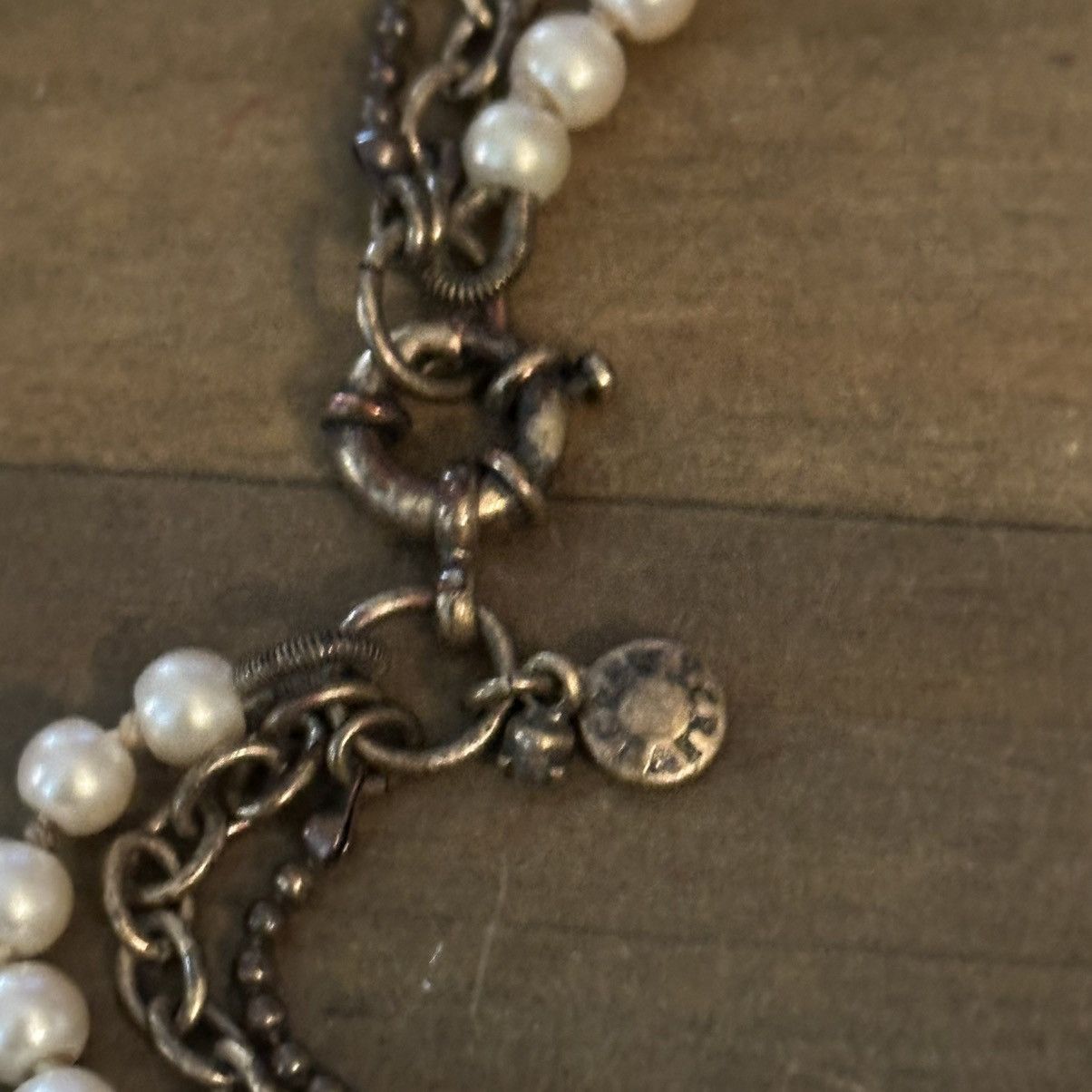 J.Crew J.Crew three strand layered chain and pearl necklace Size ONE SIZE - 3 Thumbnail