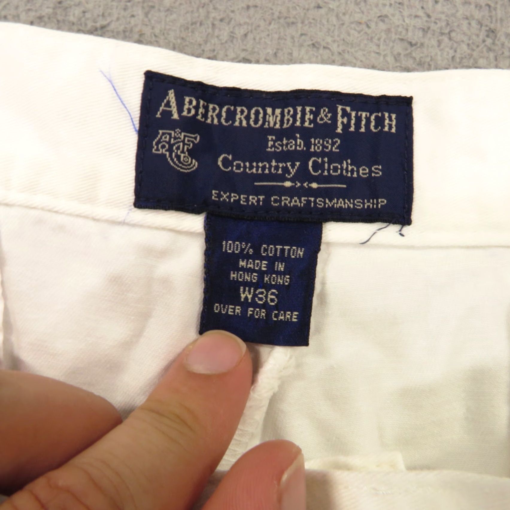Abercrombie & Fitch VINTAGE Abercrombie & Fitch Shorts Men 36 Pleated 8" Twill Preppy Baggy Hong Kong Size US 36 / EU 52 - 7 Thumbnail