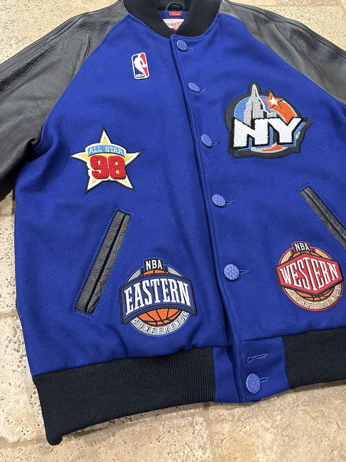 Just Don Just Don x Mitchell & Ness 1998 NBA All Star Varsity Jacket Size US XL / EU 56 / 4 - 8 Thumbnail