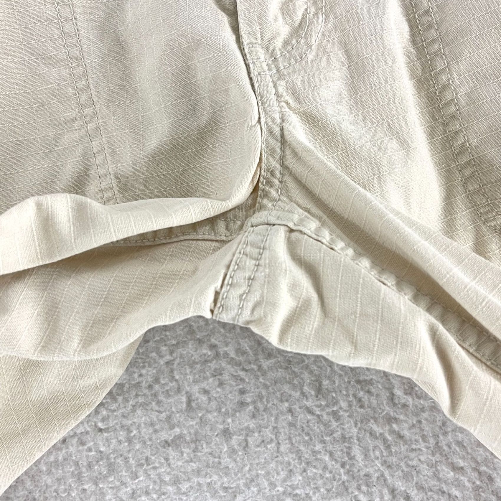 Polo Ralph Lauren Polo Jeans Co. Beige Cropped Straight Pants Womens Size 6 Casual Outdoors Vintage No Size 28" / US 6 / IT 42 - 7 Thumbnail