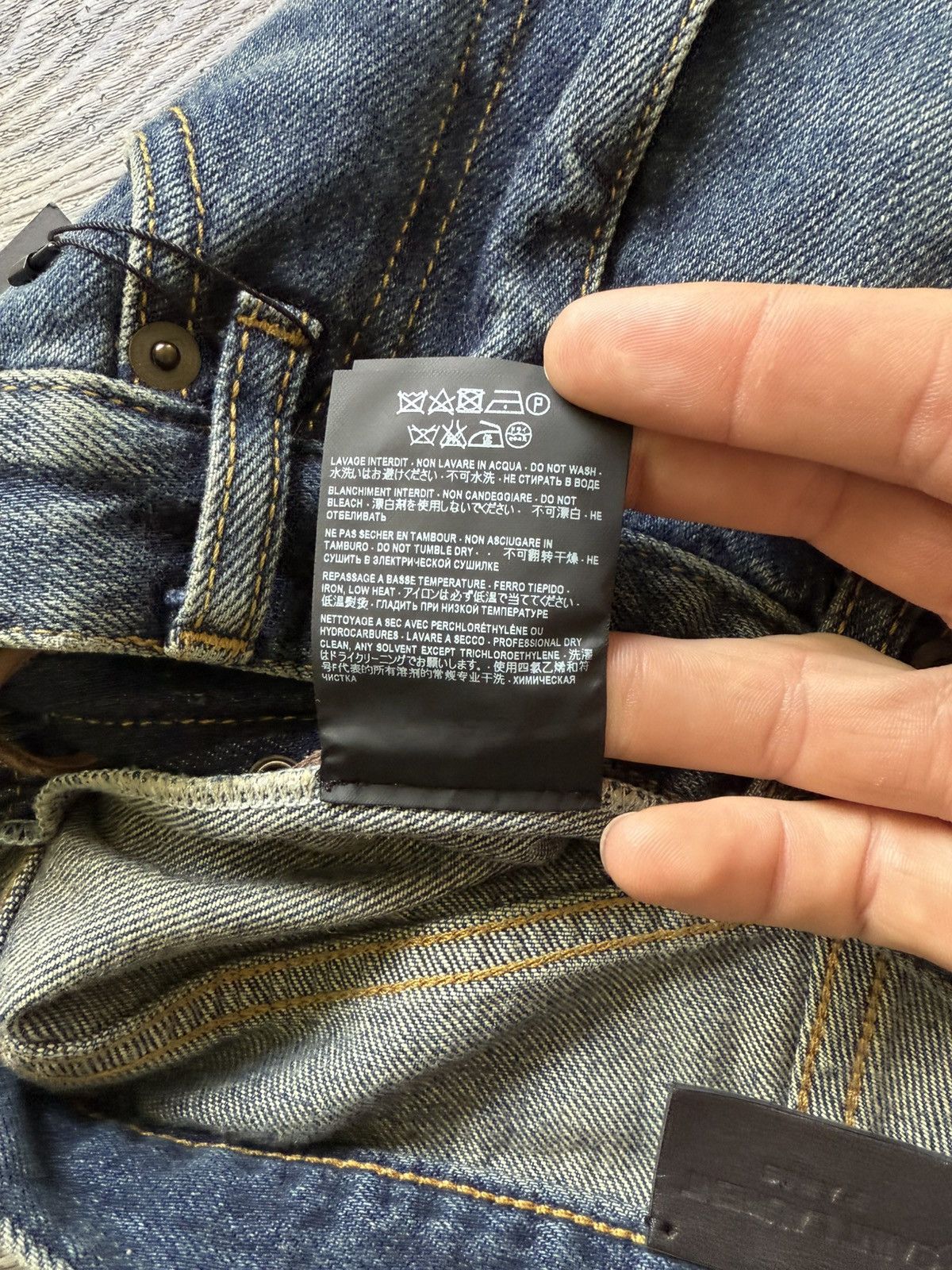 Saint Laurent Paris Saint Laurent Paris Leather Lace-Up Denim Short Size 26" / US 2 / IT 38 - 9 Thumbnail