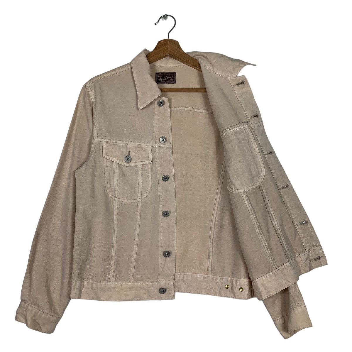 Japanese Brand M.ELVIS Work Jacket #0108-C6 Size US M / EU 48-50 / 2 - 8 Thumbnail