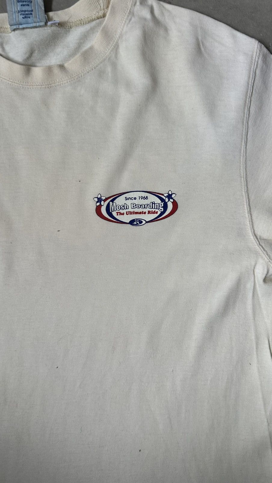 Vintage VINTAGE MOSH BOARDING SURF TEE Size US M / EU 48-50 / 2 - 3 Thumbnail