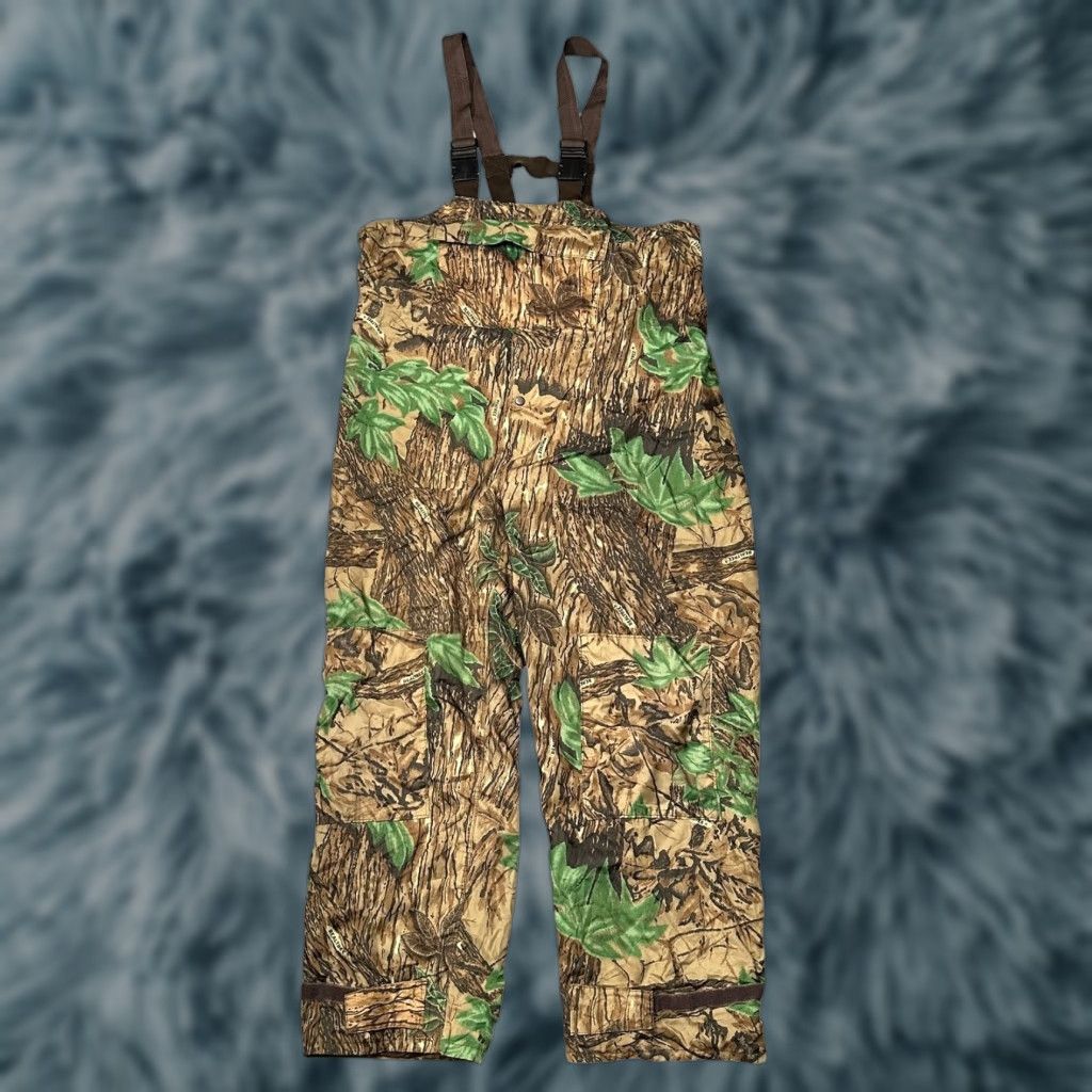 Realtree VINTAGE Realtree Weather-Rite Tree Camo Hunting Overalls Pants Men XL 31" Inseam Size US 36 / EU 52 - 1 Thumbnail