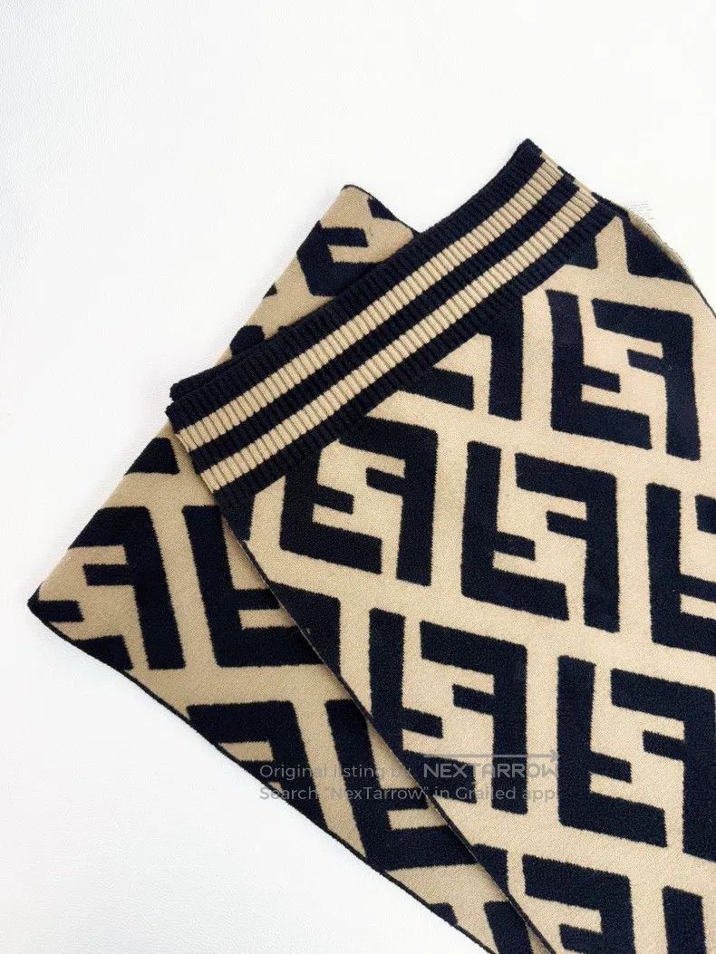 Fendi Fendi size 190*35cm Wool floral scarf Size ONE SIZE - 6 Thumbnail