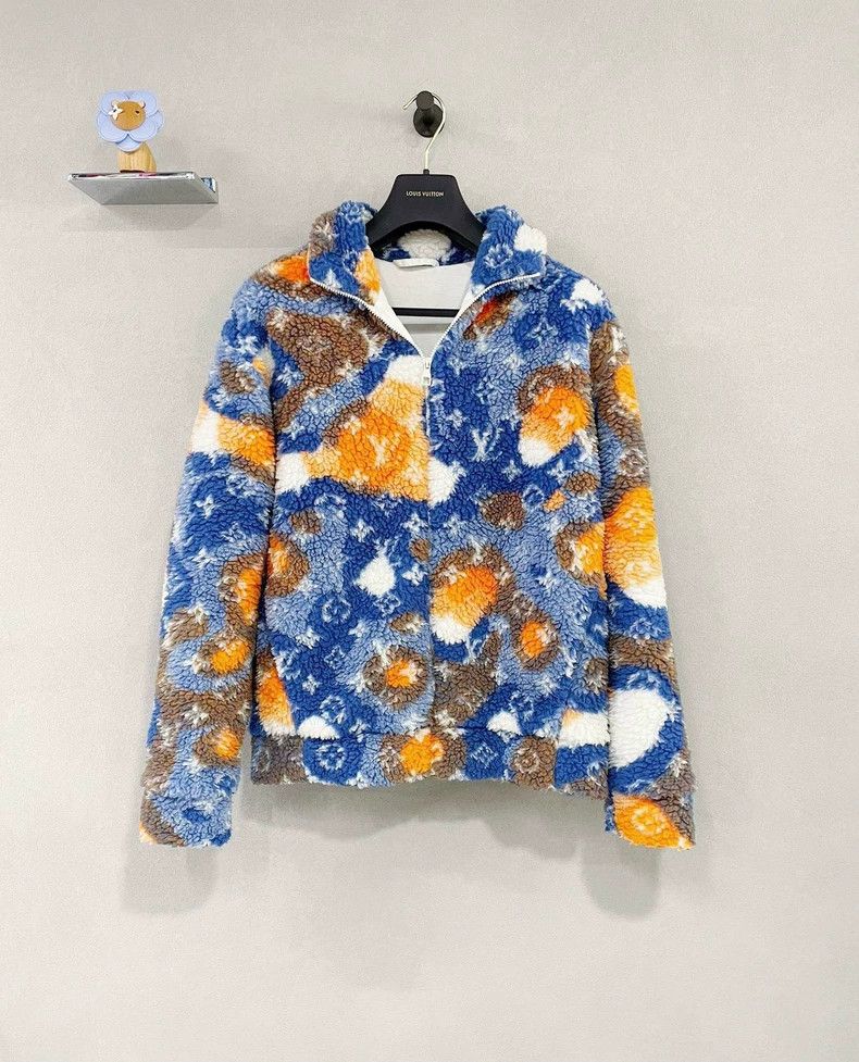Louis Vuitton Louis Vuitton Colourful full logo lamb jacket Size US L / EU 52-54 / 3 - 1 Thumbnail
