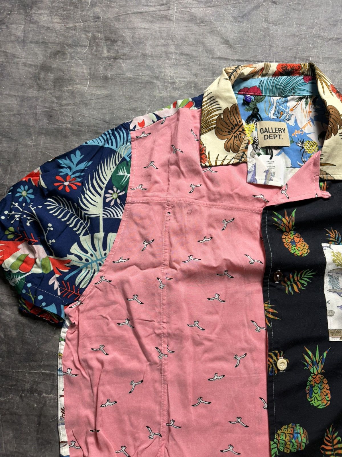 Gallery Dept. Gallery Dept Parker Patchwork Shirt Size US XXL / EU 58 / 5 - 3 Thumbnail